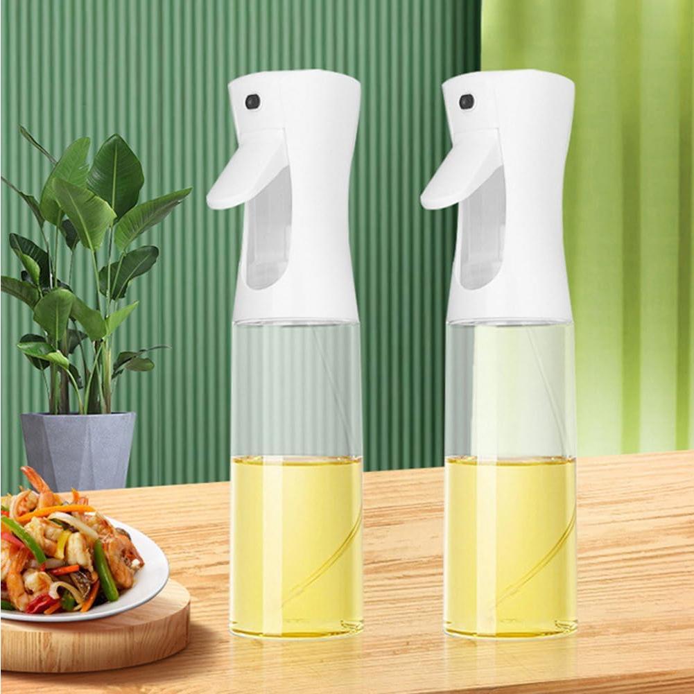 Botella de Spray de Aceite HiKin 300ml Tipo Presión Blanca