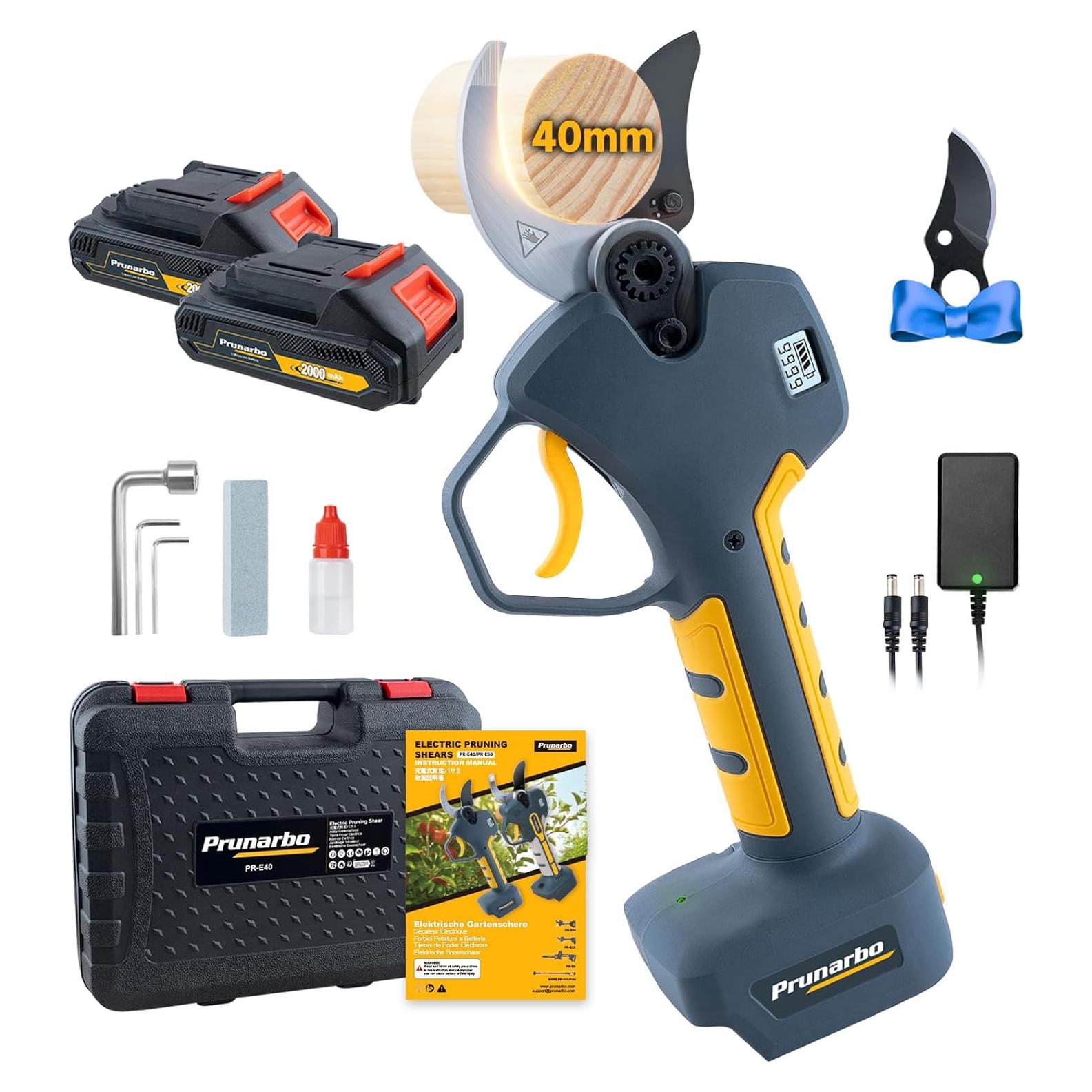 Tijeras de Podar Eléctricas Inalámbricas Prunarbo 40mm 4000mAh