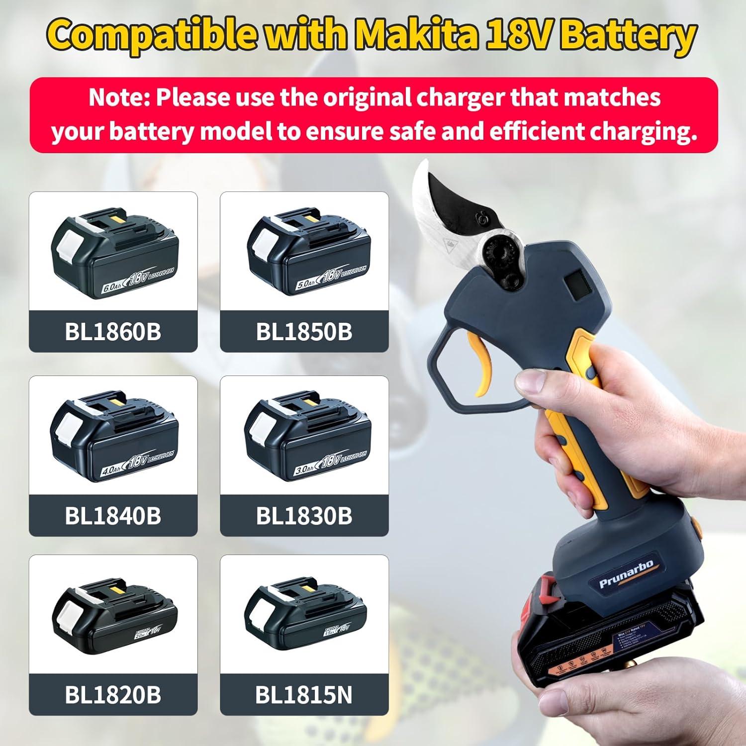 Tijeras de Podar Eléctricas Inalámbricas Prunarbo 40mm 4000mAh