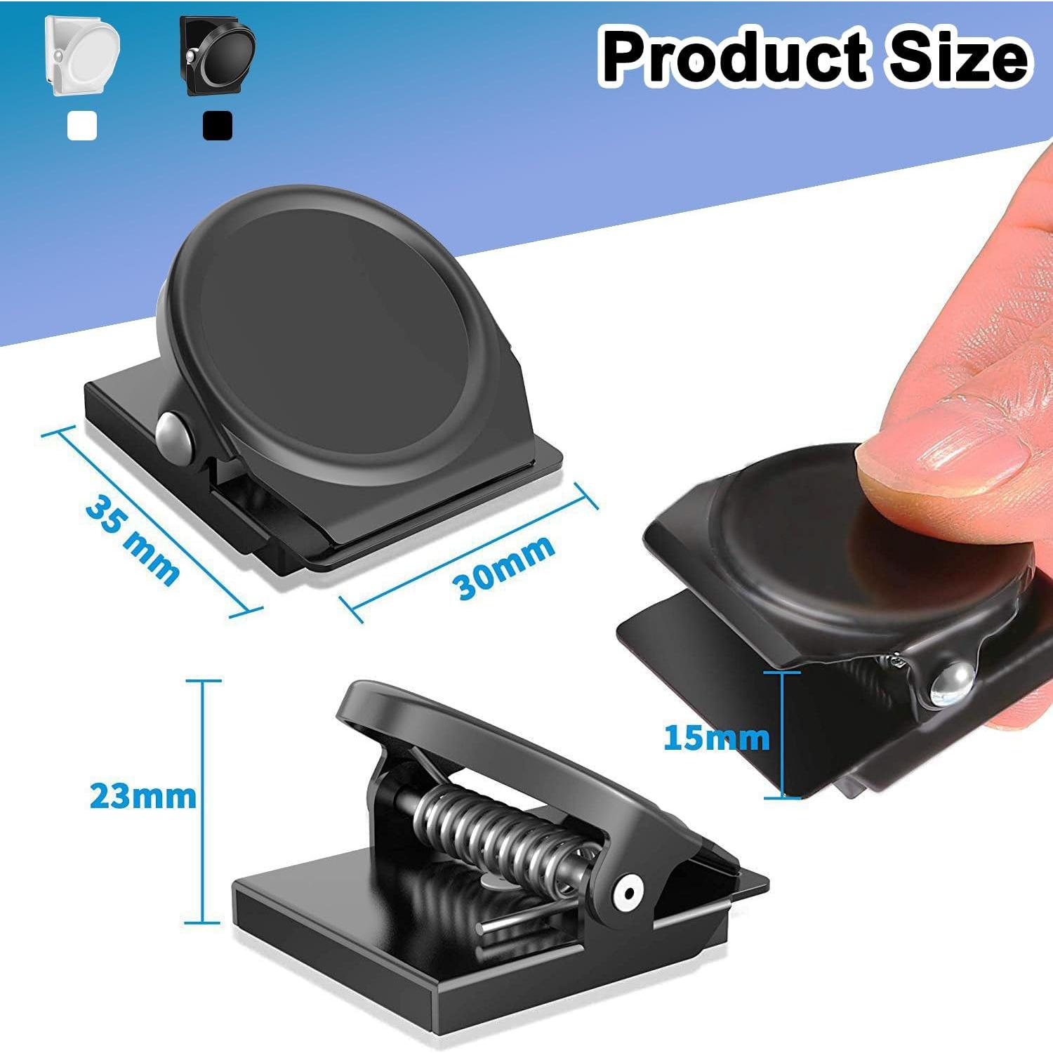 Clips Magnéticos de Metal BamLue - 12 Piezas para Refrigerador