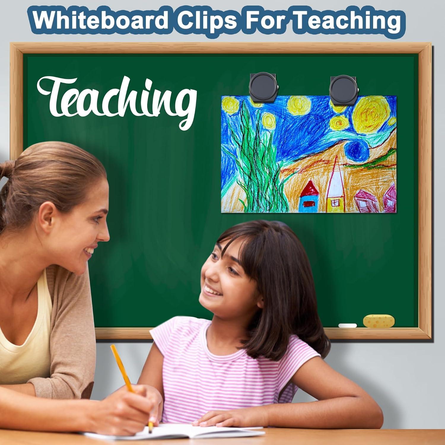 Clips Magnéticos de Metal BamLue - 12 Piezas para Refrigerador