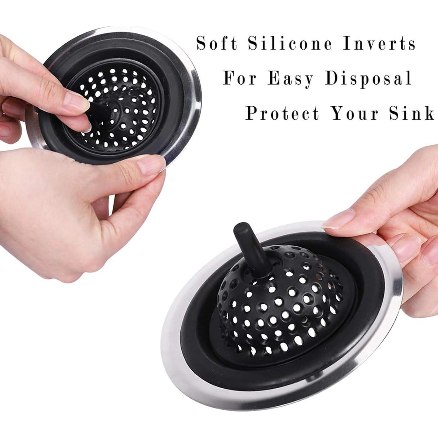 Paquete de 2 Filtros de Drenaje Ginbel Direct 11.4 cm Silicona