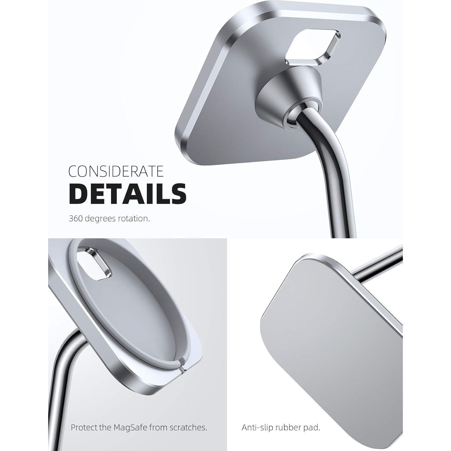 Soporte de Carga Ajustable Lamicall para iPhone 15W MagSafe