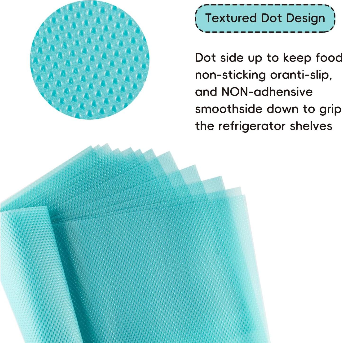 12 Forros de Refrigerador Yucenora Azul 44.9x29.1 cm Antideslizantes
