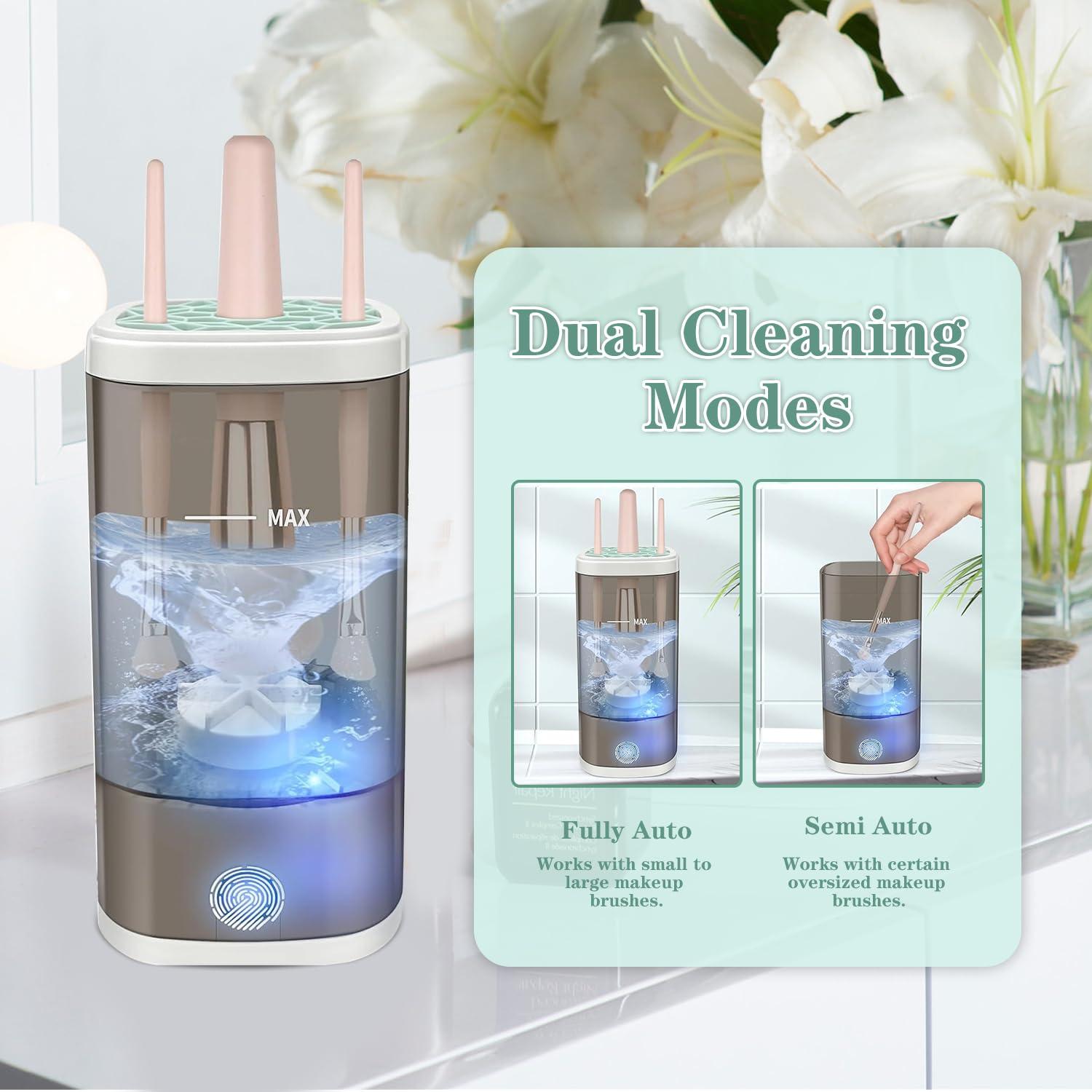 Limpiador de Brochas Beauty Swirl Eléctrico USB Negro 7000RPM