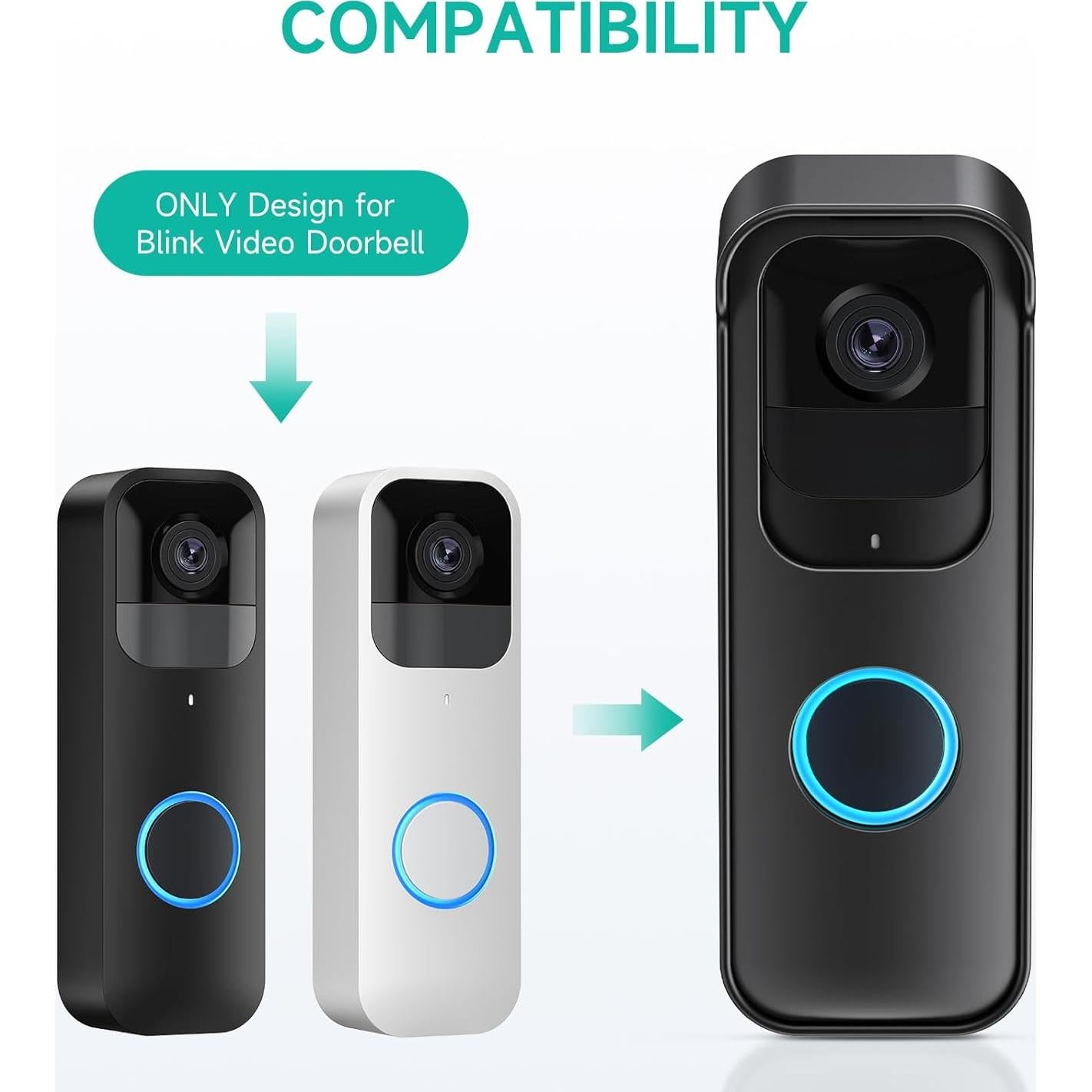 Soporte Adhesivo para Puerta OLAIKE para Timbre Blink