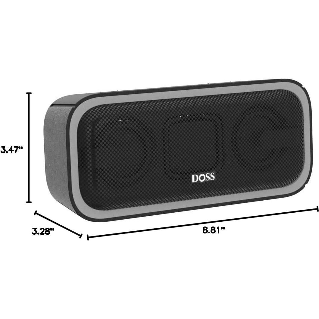 Altavoz Bluetooth DOSS SoundBox Pro+ 24W Impermeable IPX6