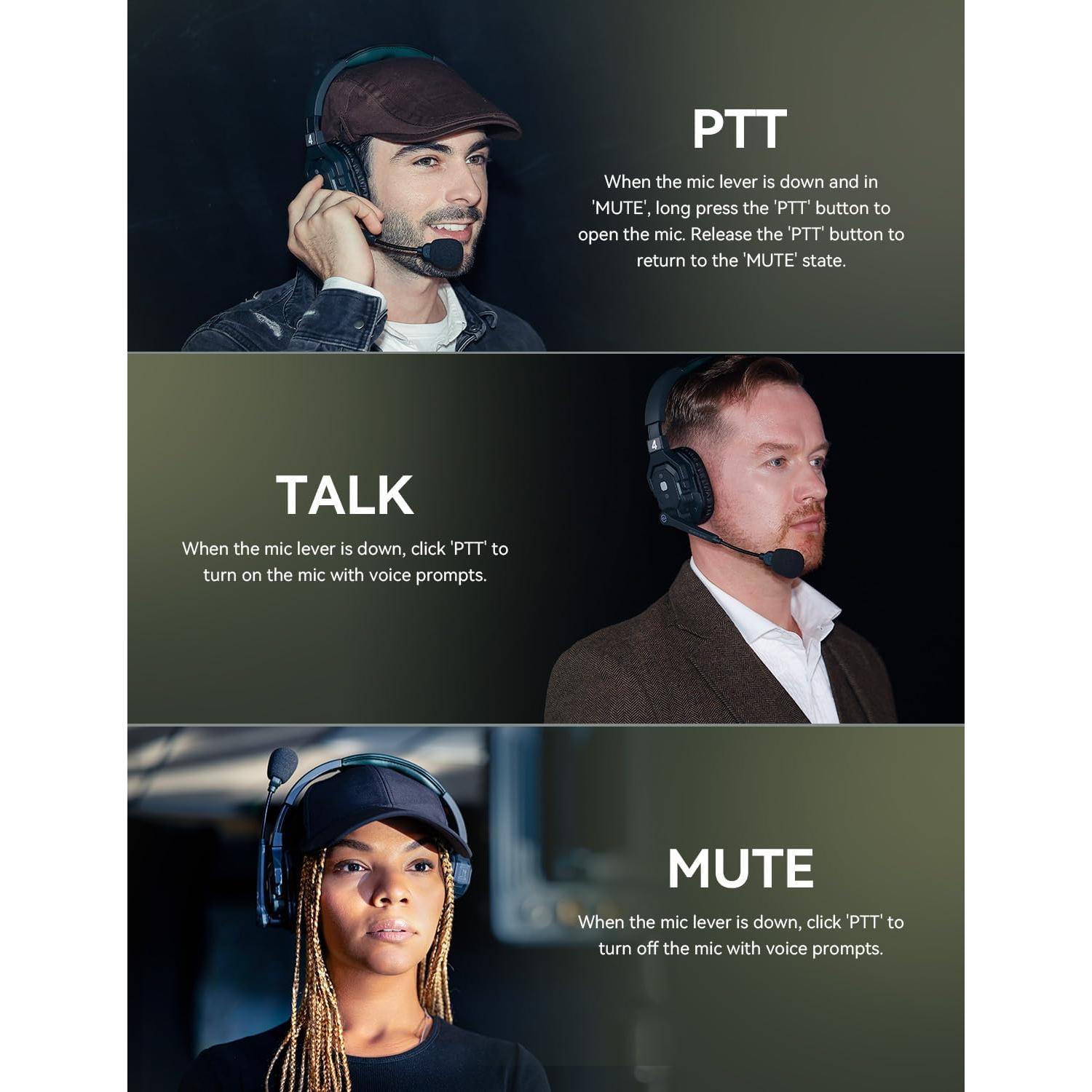 Intercomunicador Inalámbrico Hollyland Solidcom SE PRO 2 Usuarios