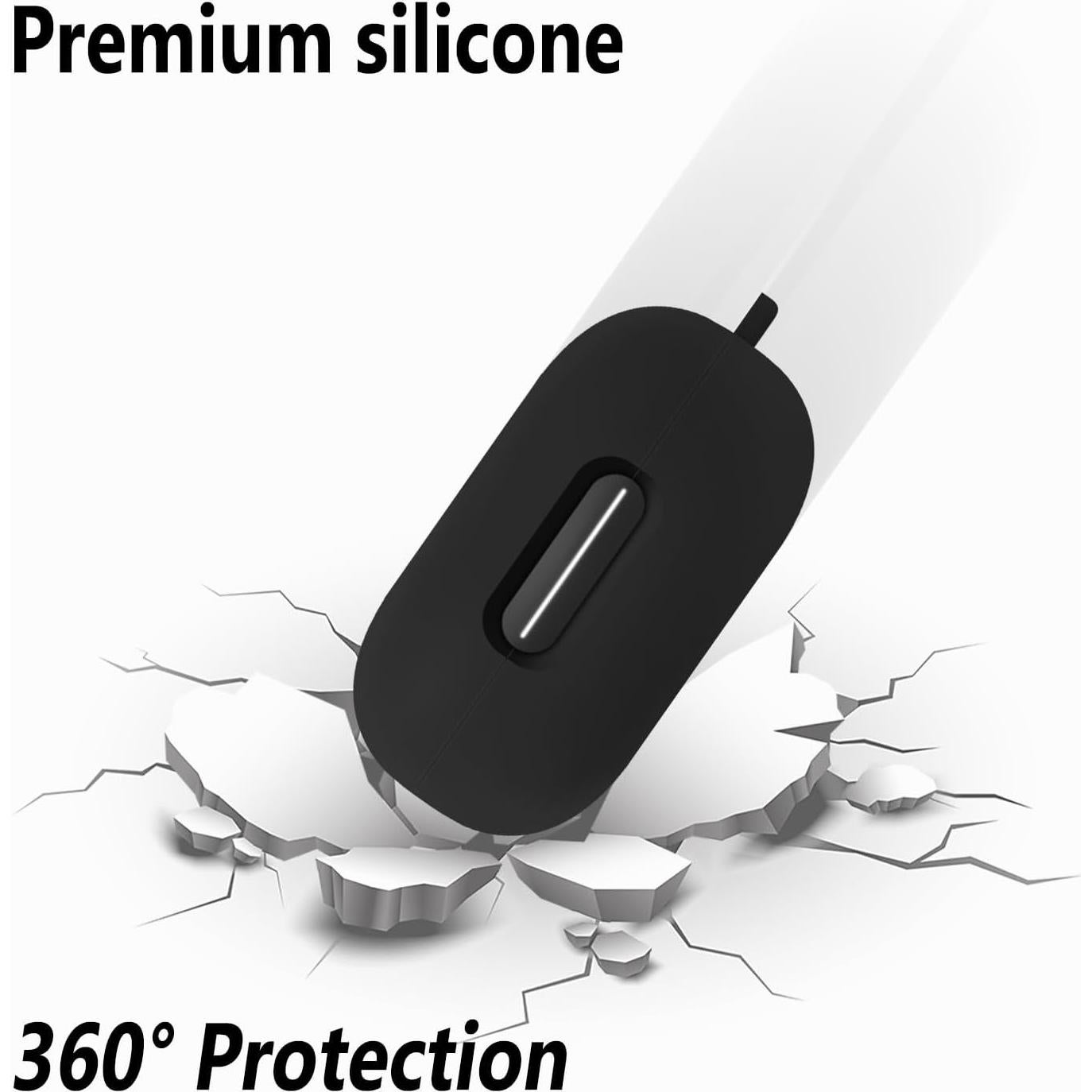 Funda de Silicona Geiomoo para Anker Soundcore Sport X20 - Negro