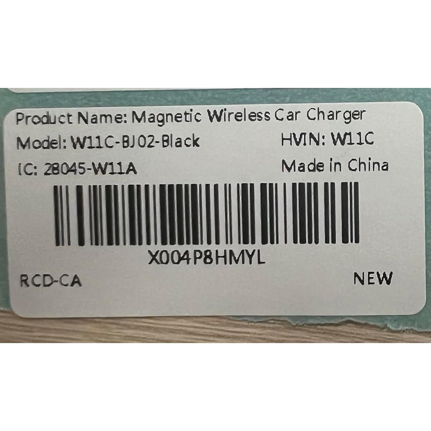 Soporte de Cargador de Coche MagSafe OHLPRO 15W Ajustable Negro