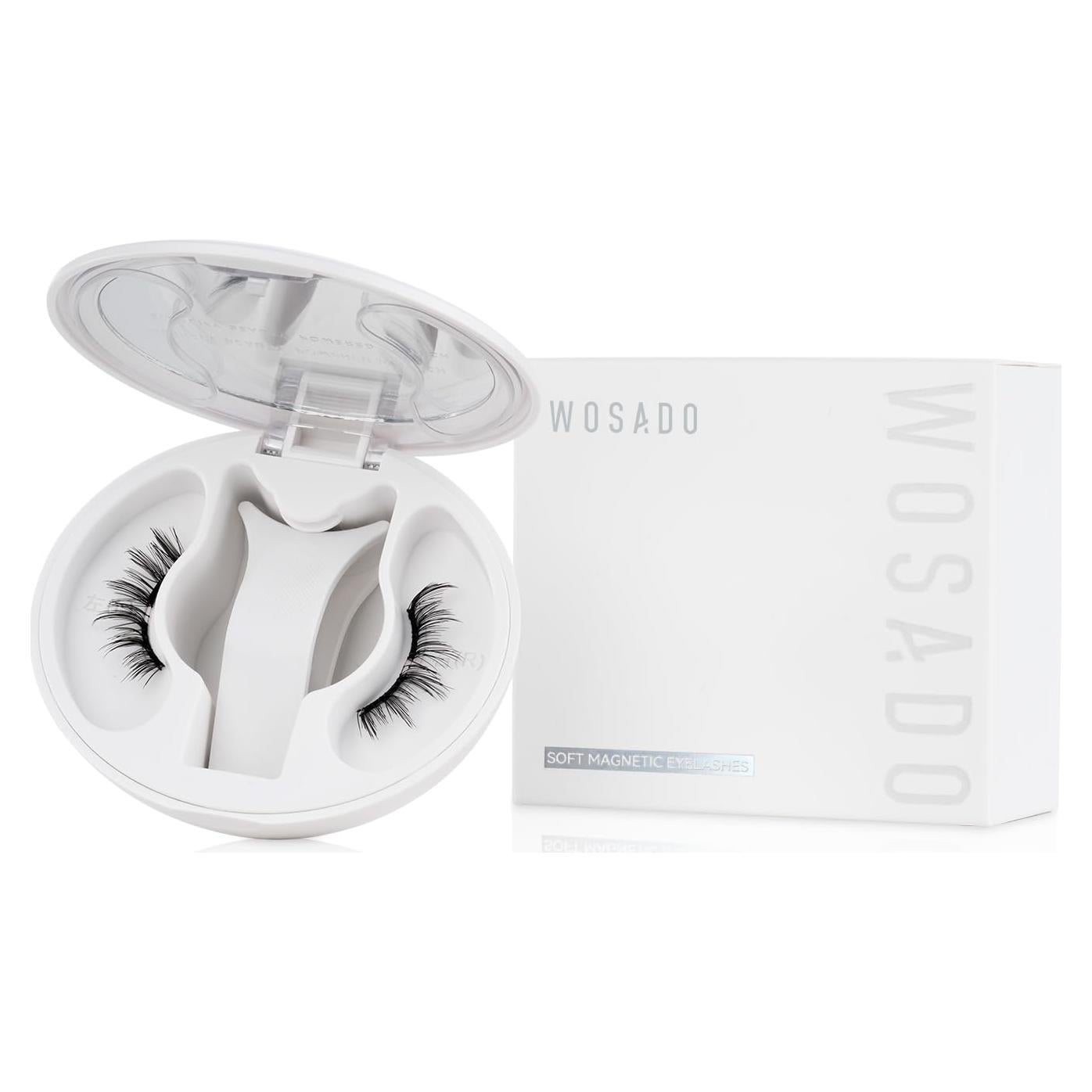 Kit de Pestañas Magnéticas WOSADO No.10 Negro Ultra Reutilizables
