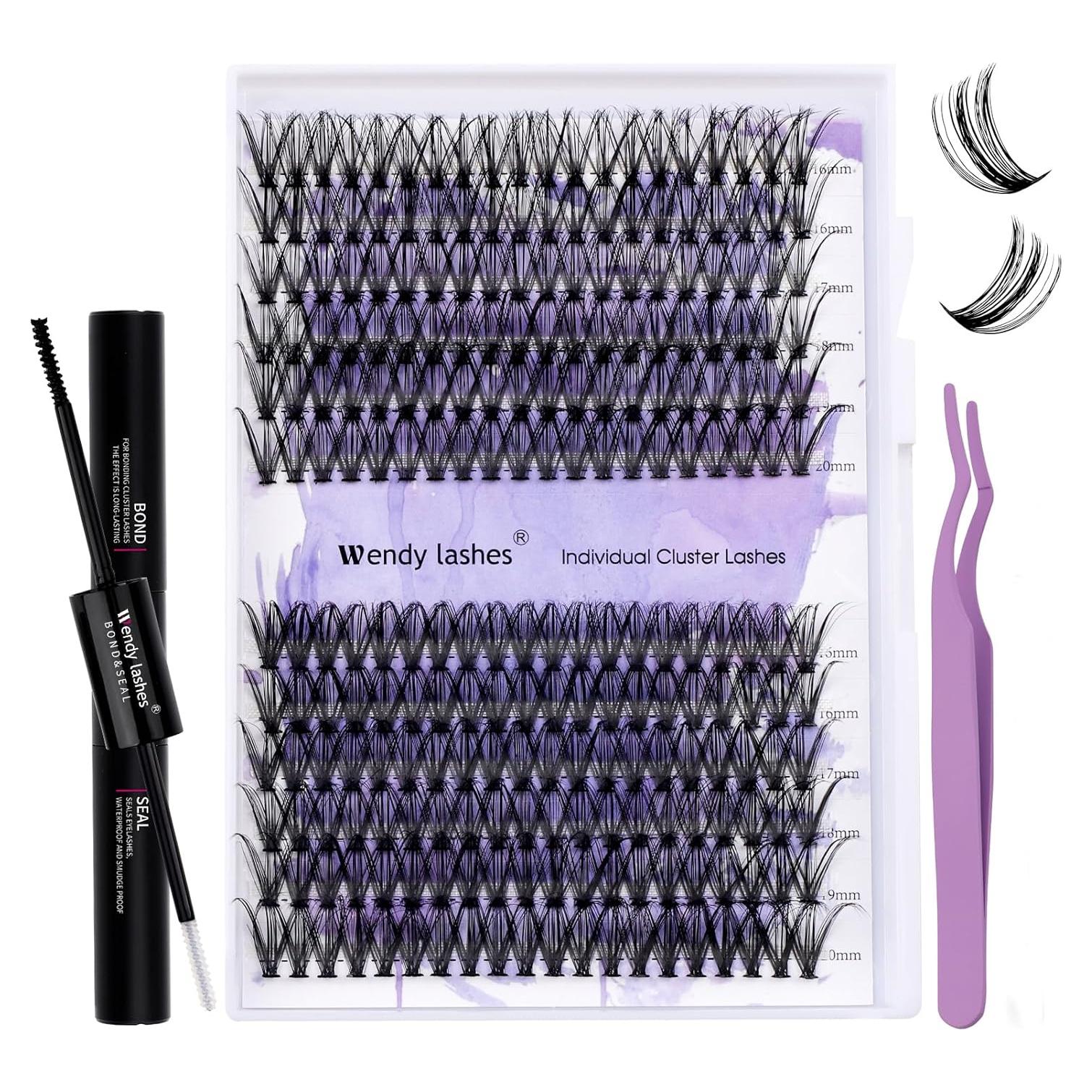 Kit de Extensiones de Pestañas WENDY LASHES 240 Piezas
