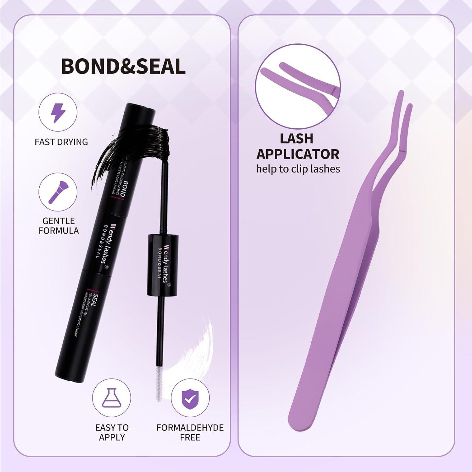 Kit de Extensiones de Pestañas WENDY LASHES 240 Piezas