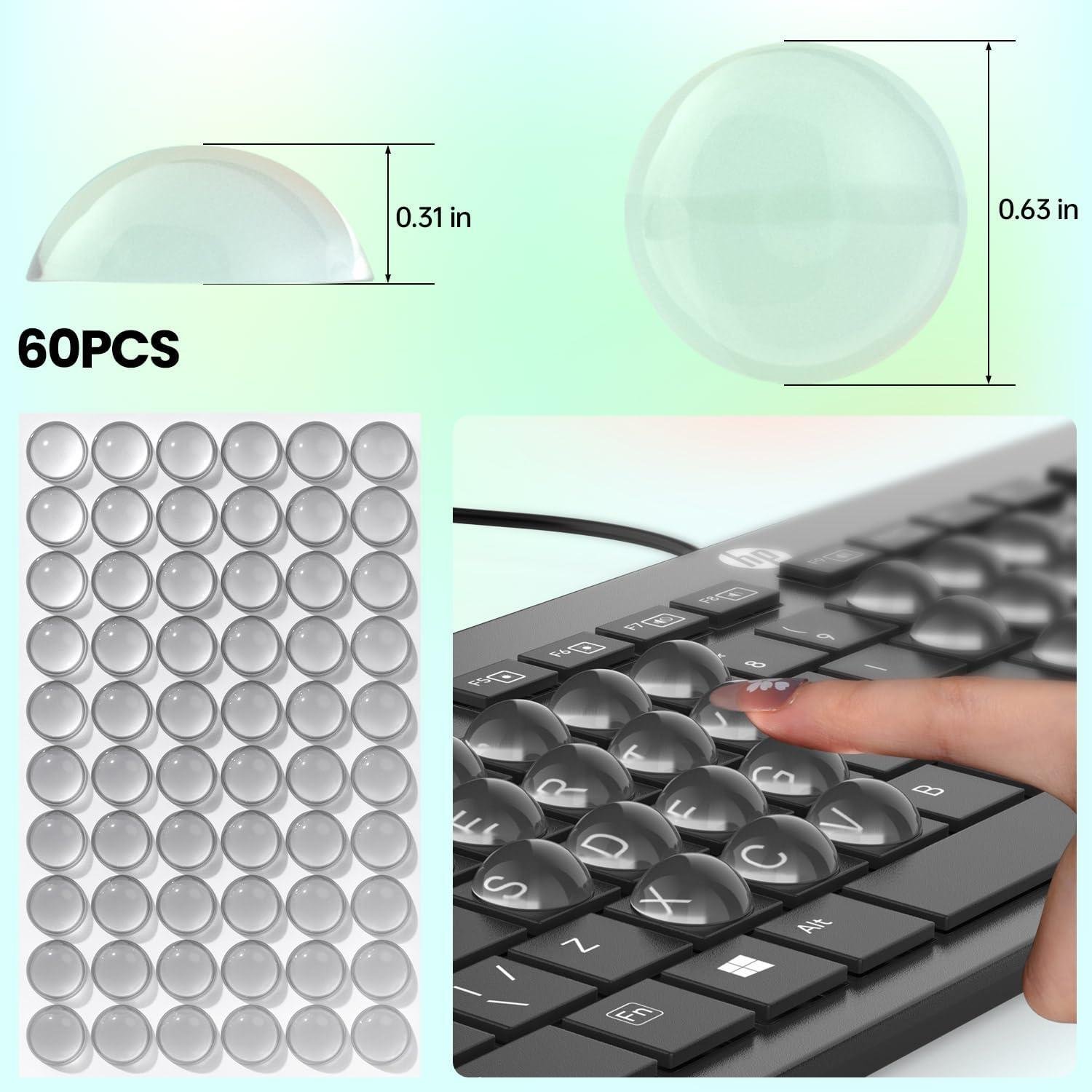 Sticker de Teclado de Vidrio CaseBuy 60 Paquete Ultra Claro