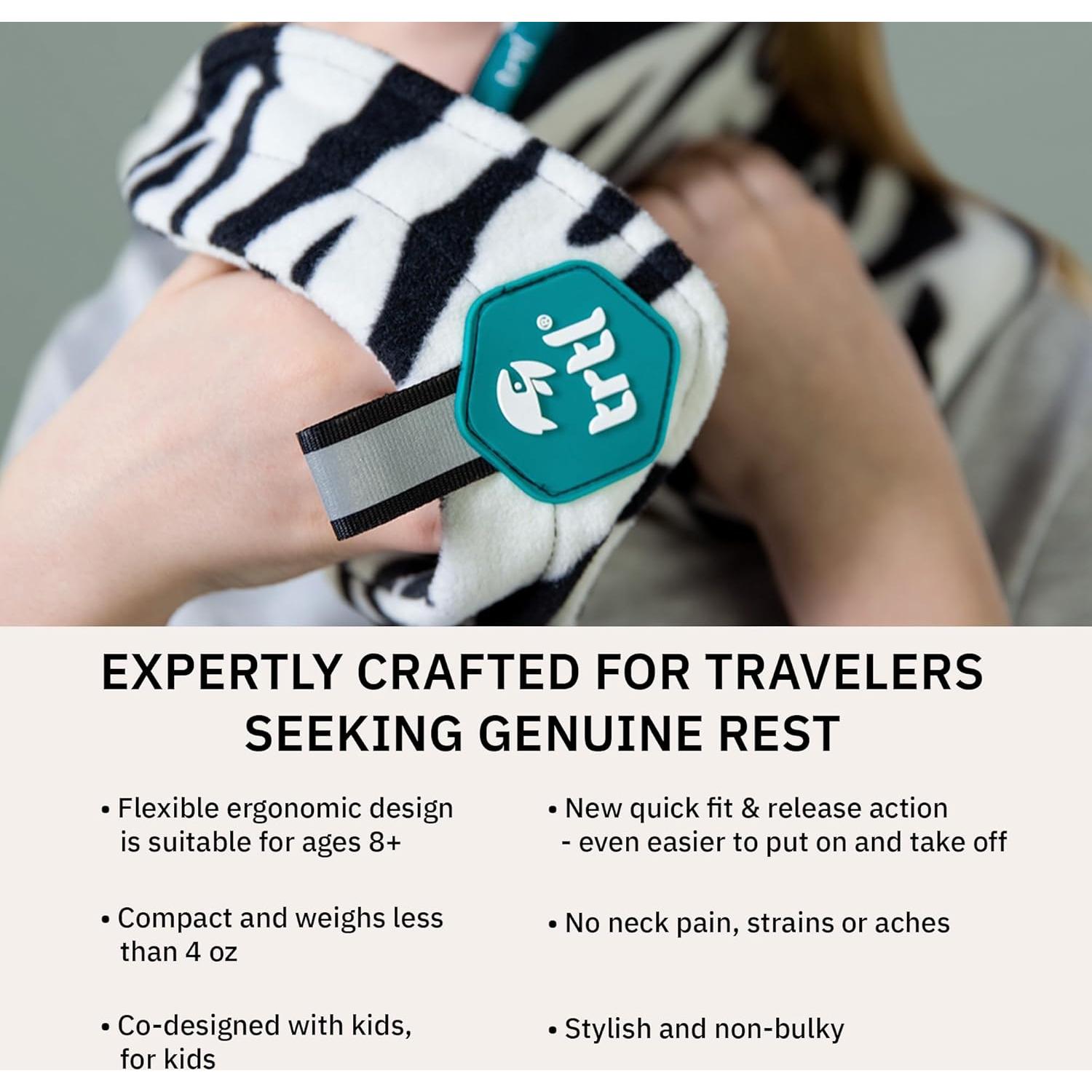 Almohada de Viaje Trtl Junior Aqua Pop - Soporte Ergonómico