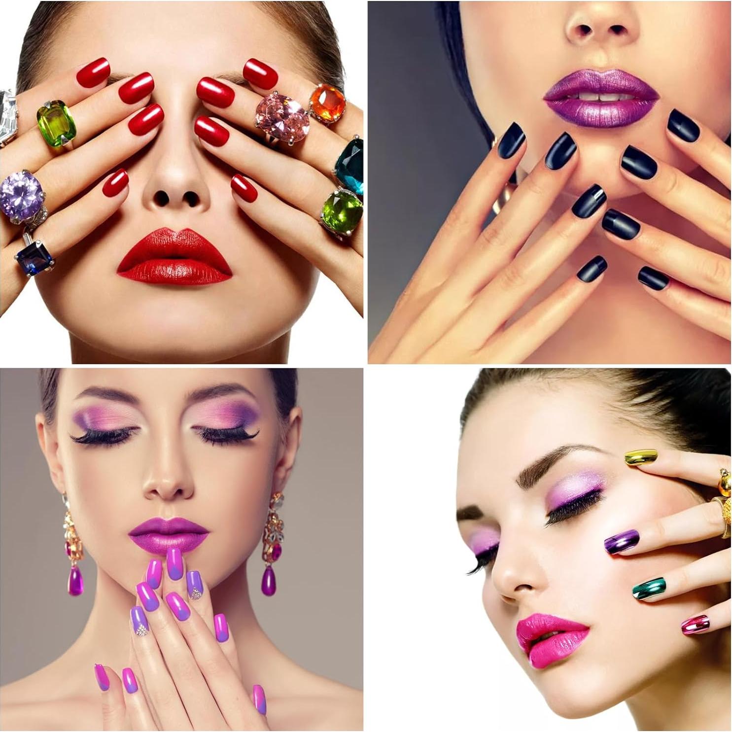 Dedos de práctica de silicona Yokilly para uñas acrílicas - 1-2 piezas