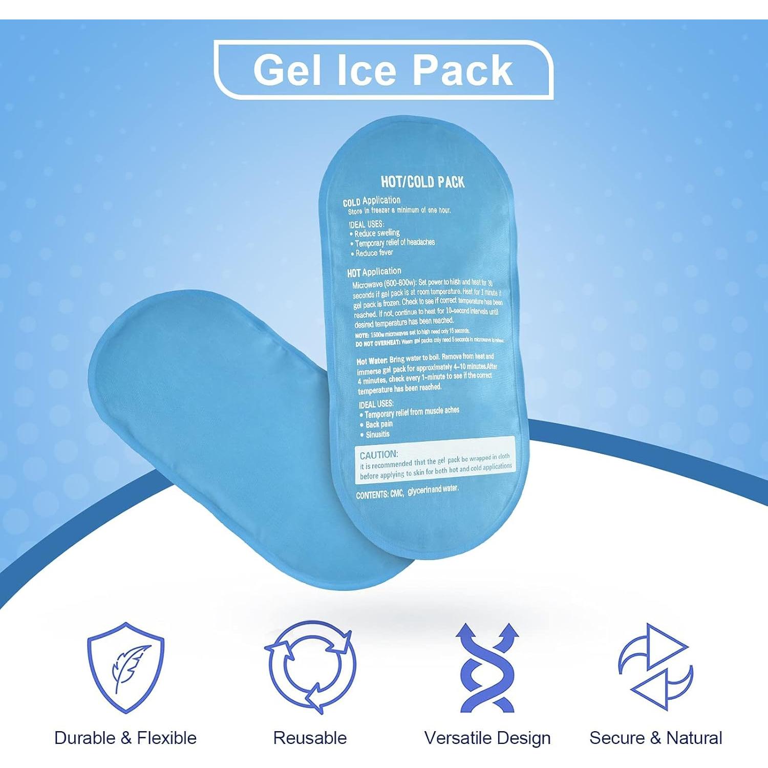 Paquete de Hielo Tutmyrea 2 Unidades 23x13 cm Reutilizables