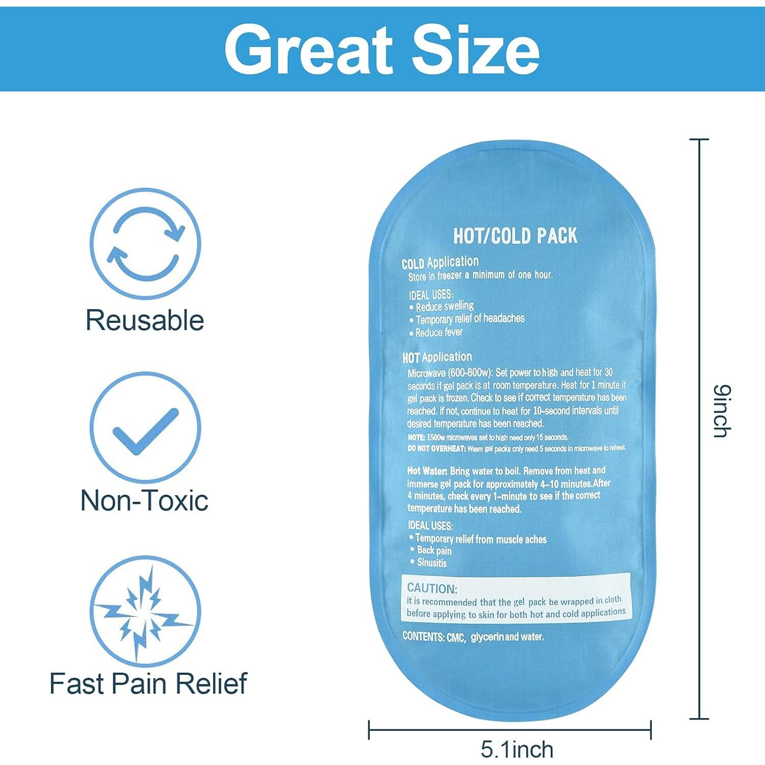 Paquete de Hielo Tutmyrea 2 Unidades 23x13 cm Reutilizables