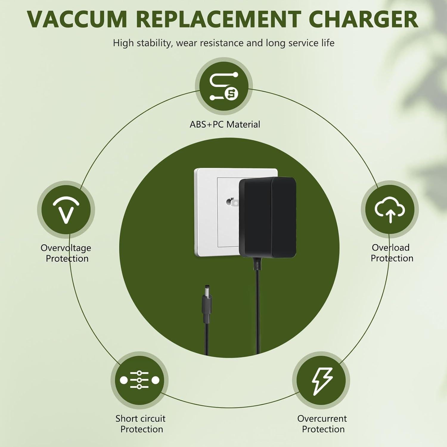 Cargador para Aspiradora Inalámbrica Levoit LSV-V201 26V 0.5A