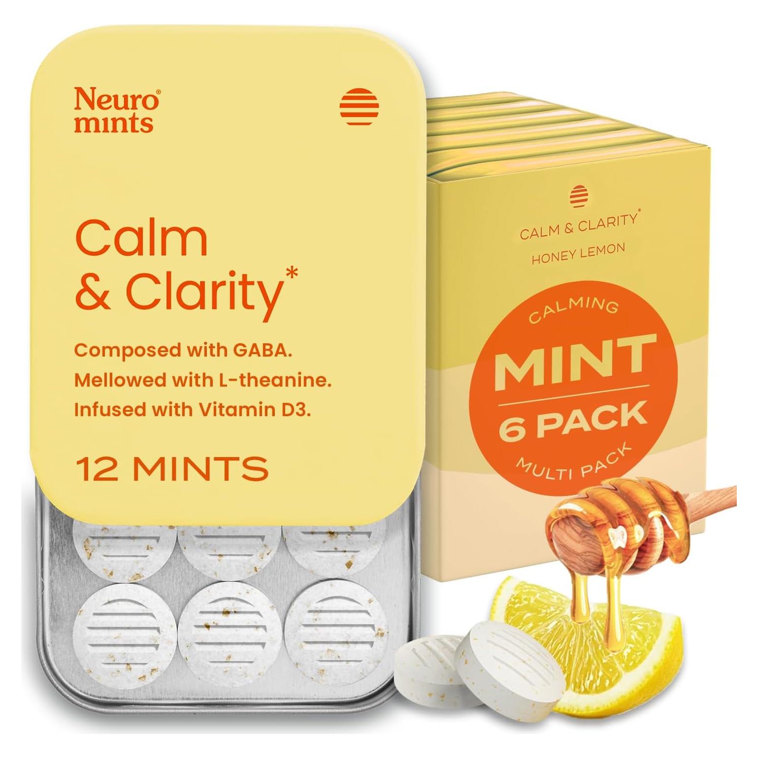 Caramelos Calmantes NeuroGum Limón Miel 72 Piezas GABA L-Teanina