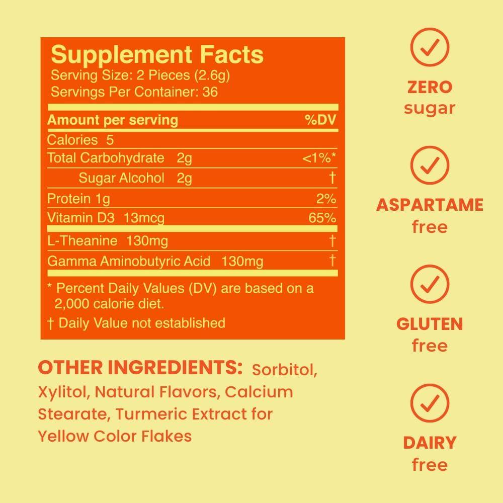 Caramelos Calmantes NeuroGum Limón Miel 72 Piezas GABA L-Teanina