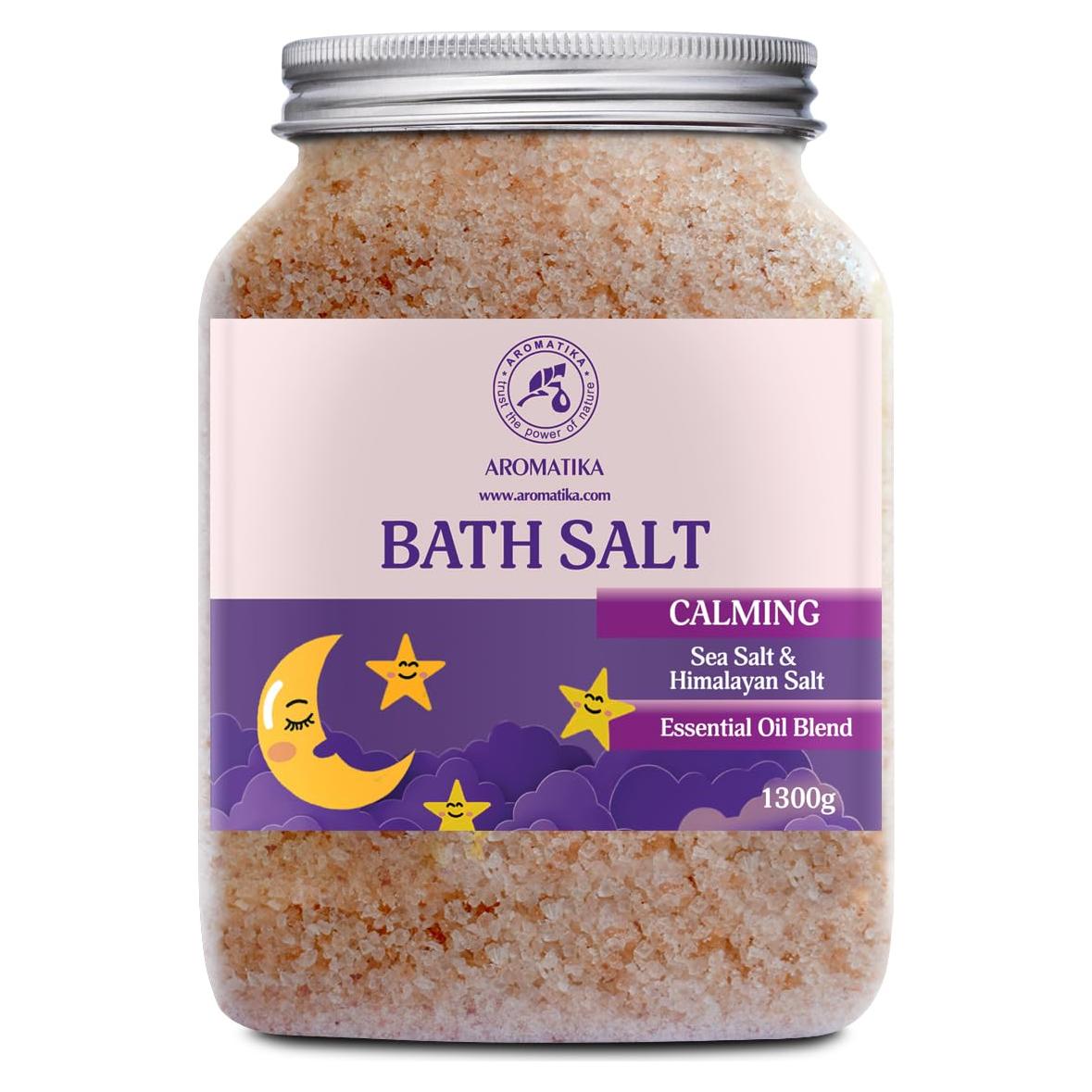 Sales de Baño Aromáticas AROMATIKA 1300g - Relajantes con Aceites Esenciales