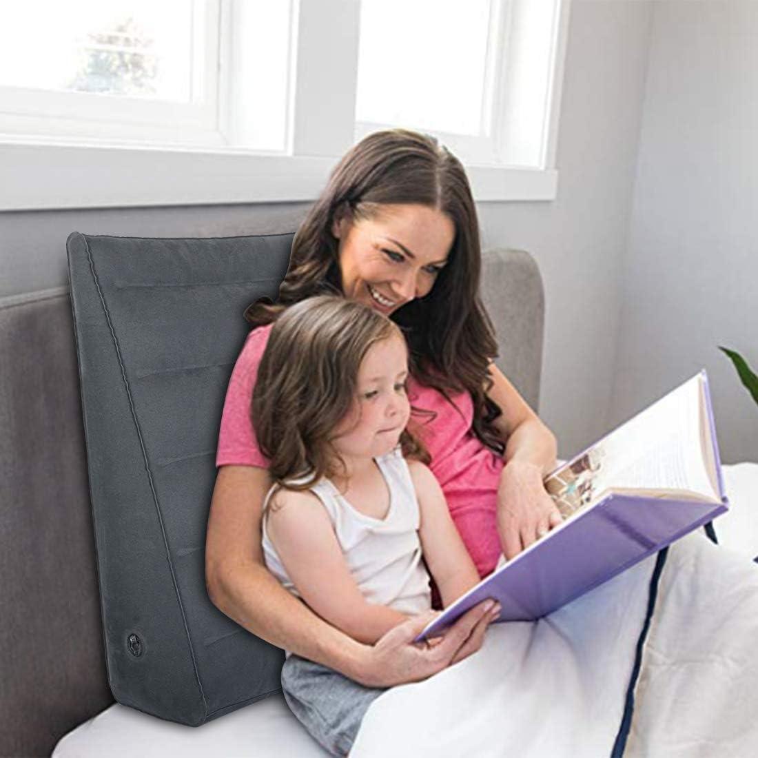 Almohada Inflable Cuña WEY&FLY 60x55.9 cm Ligera y Portátil