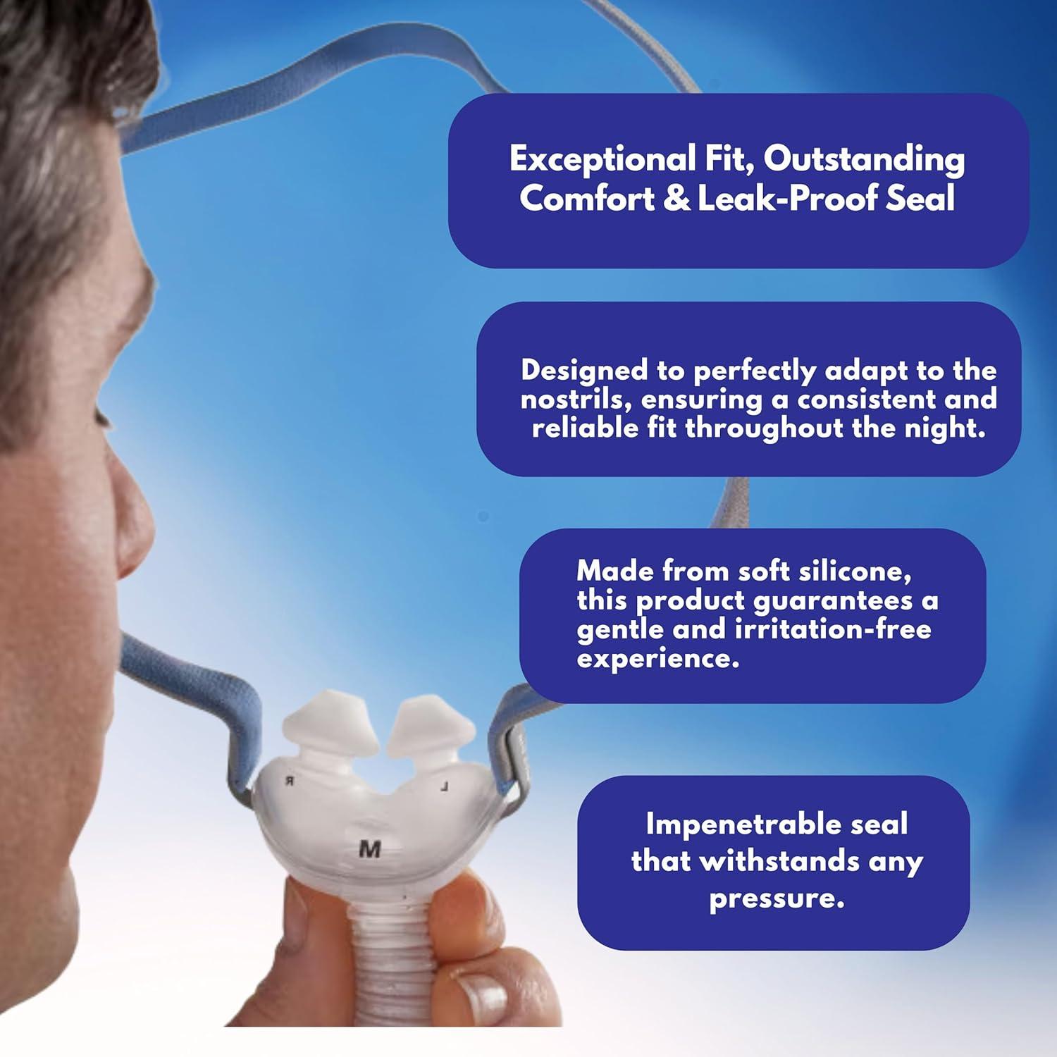 Cojín Nasal CPAP AirFit P10 Mediano - 2 Paquete Silicona