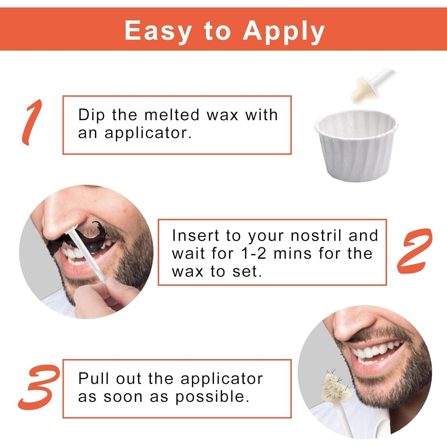 Kit de Cera para Nariz y Oídos ANREACHO 100g - Indoloro y Efectivo