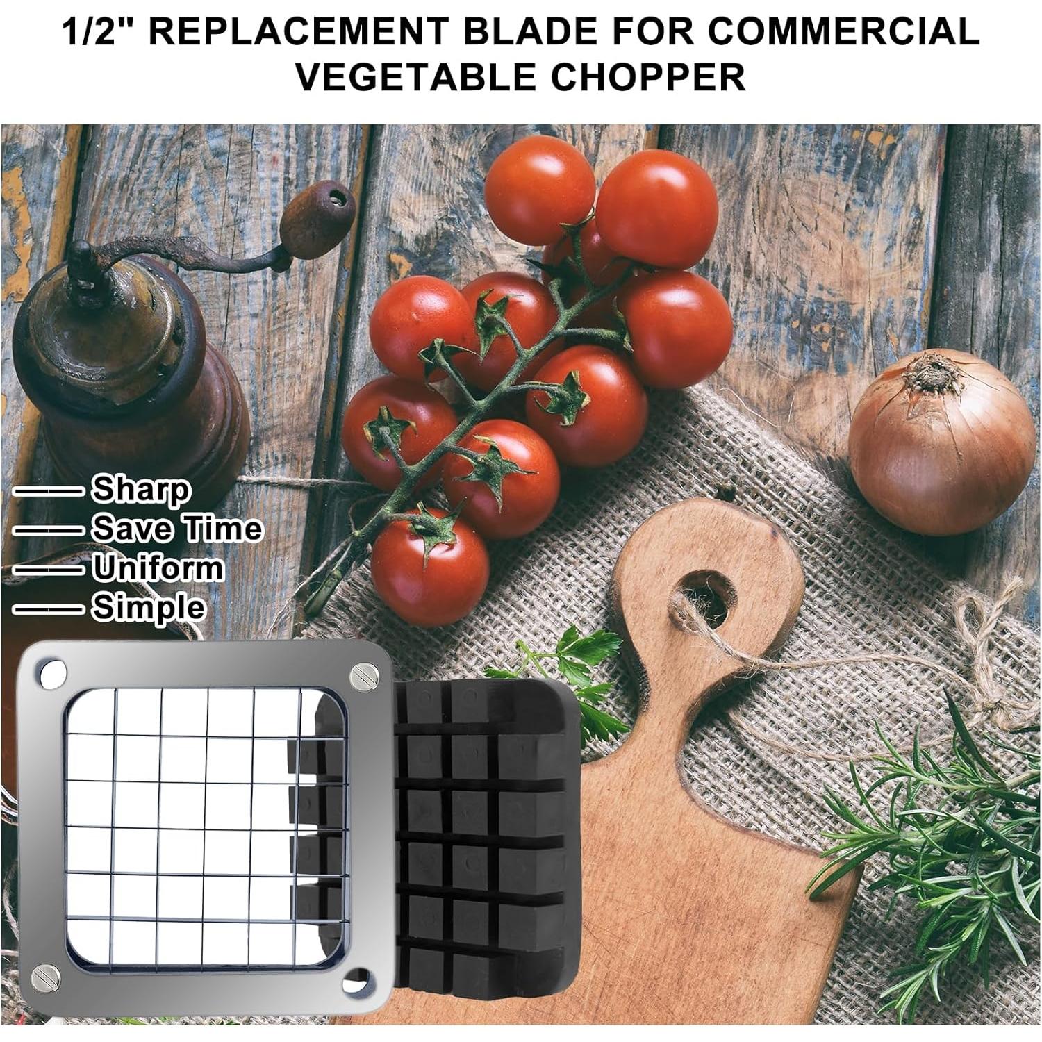 Cuchilla de Reemplazo 1,27 cm KELEYU para Picadora de Verduras