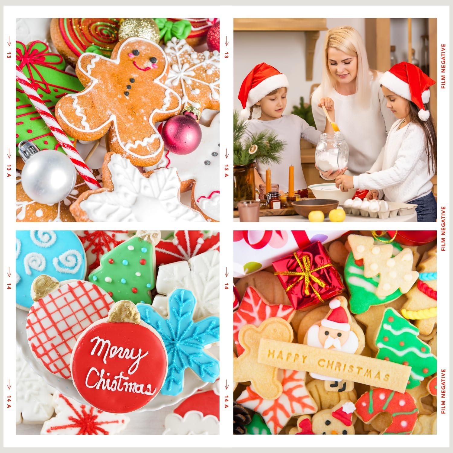 Set de 4 Cortadores de Galletas de Navidad KAISHANE - Acero Inoxidable