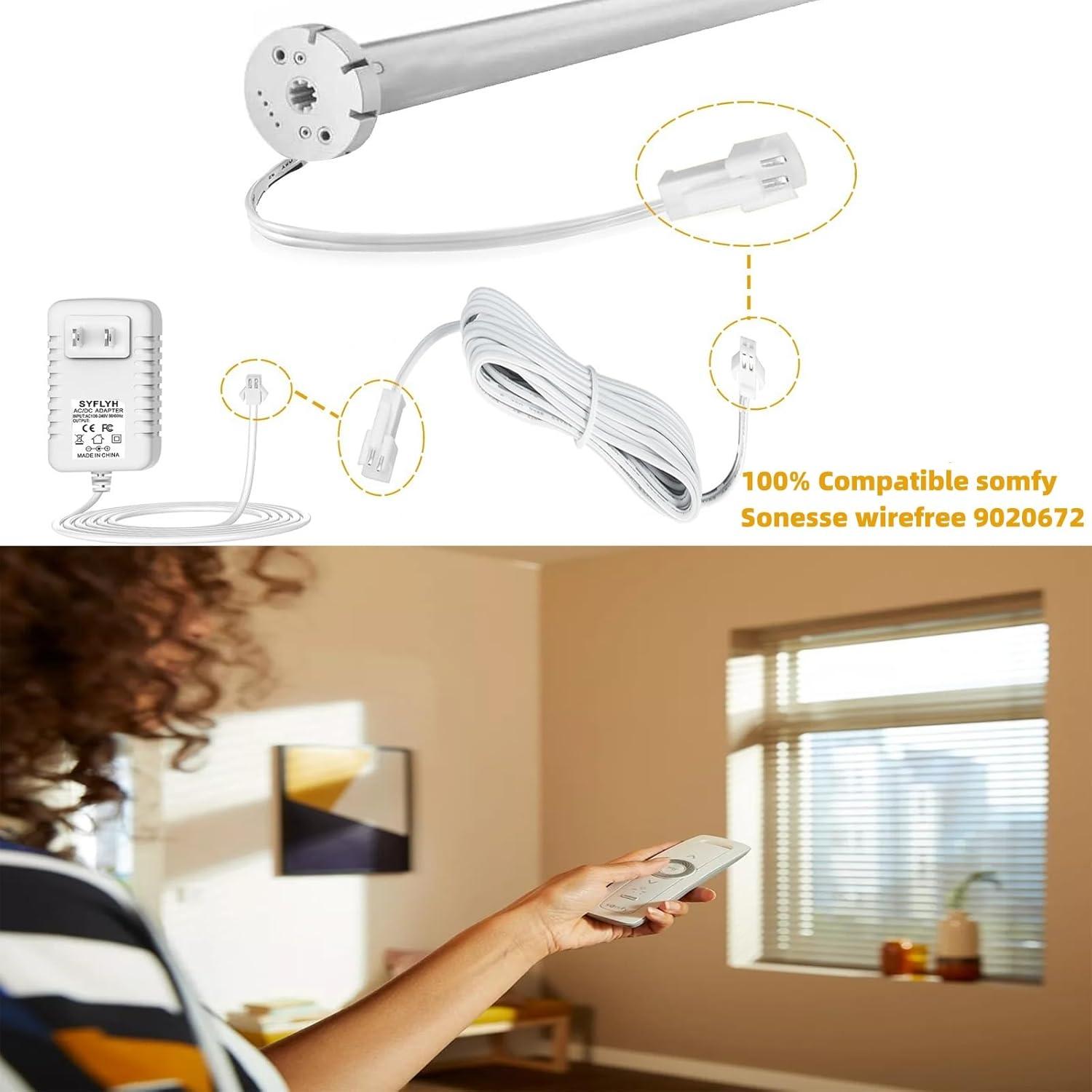 Cargador 13.3V SYFLYH para Motor Somfy Sonesse ST30/R28