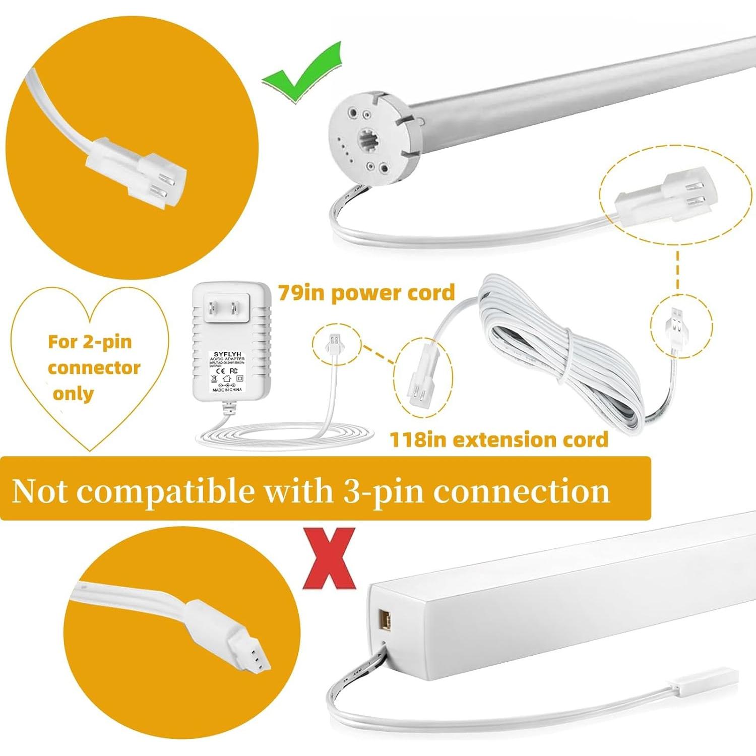 Cargador 13.3V SYFLYH para Motor Somfy Sonesse ST30/R28