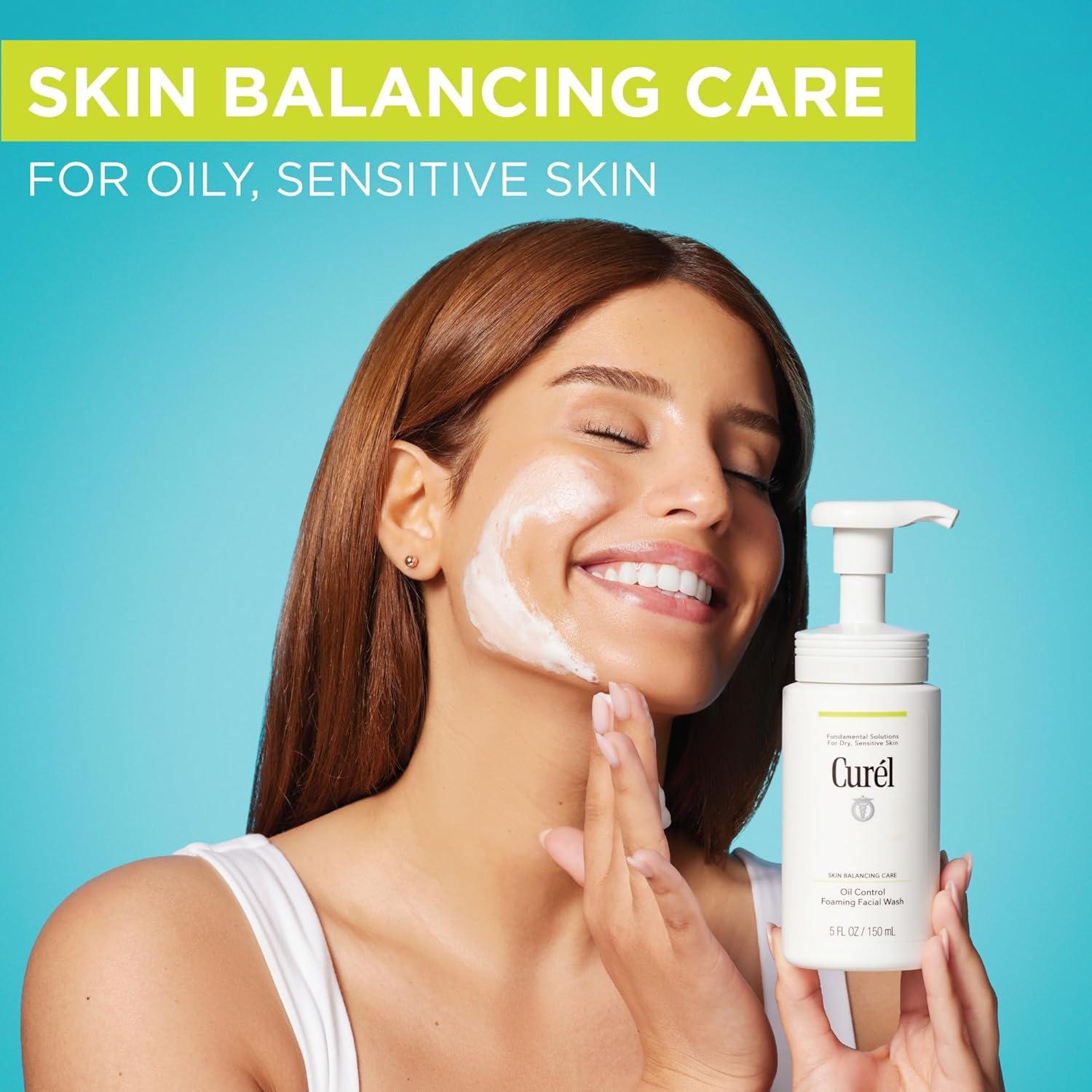 Limpiador Facial Espumoso Curél Control de Aceite 240g