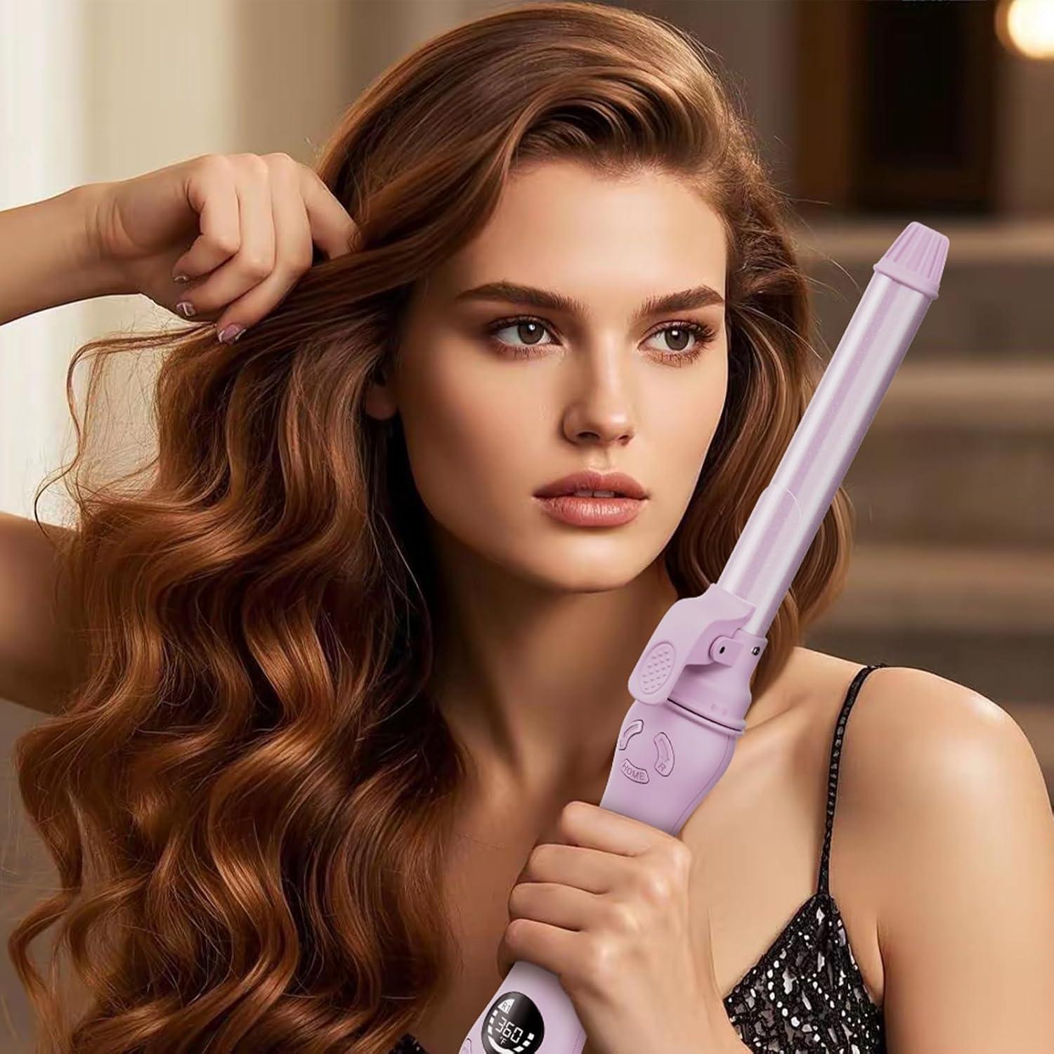 Rizador de Cabello Lanvier 1 Pulgada Automático 11 Temperaturas