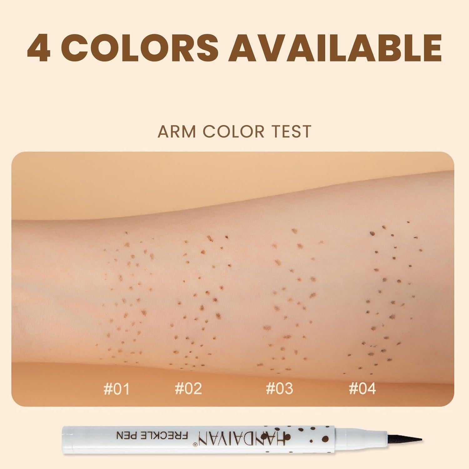 Kit 2 Bolígrafos de Pecas Liopif - 01 Marrón Claro + 02 Café Natural