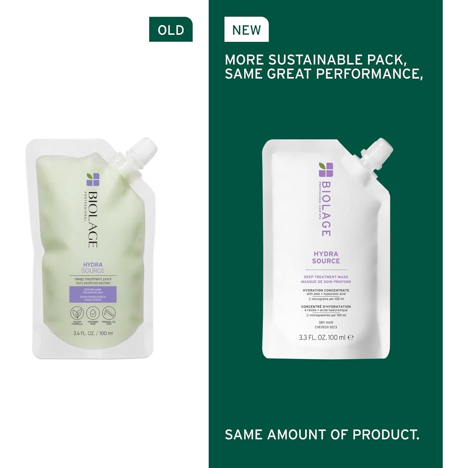 Mascarilla Hidratante Biolage Hydra Source 97.2 ml - Cabello Seco