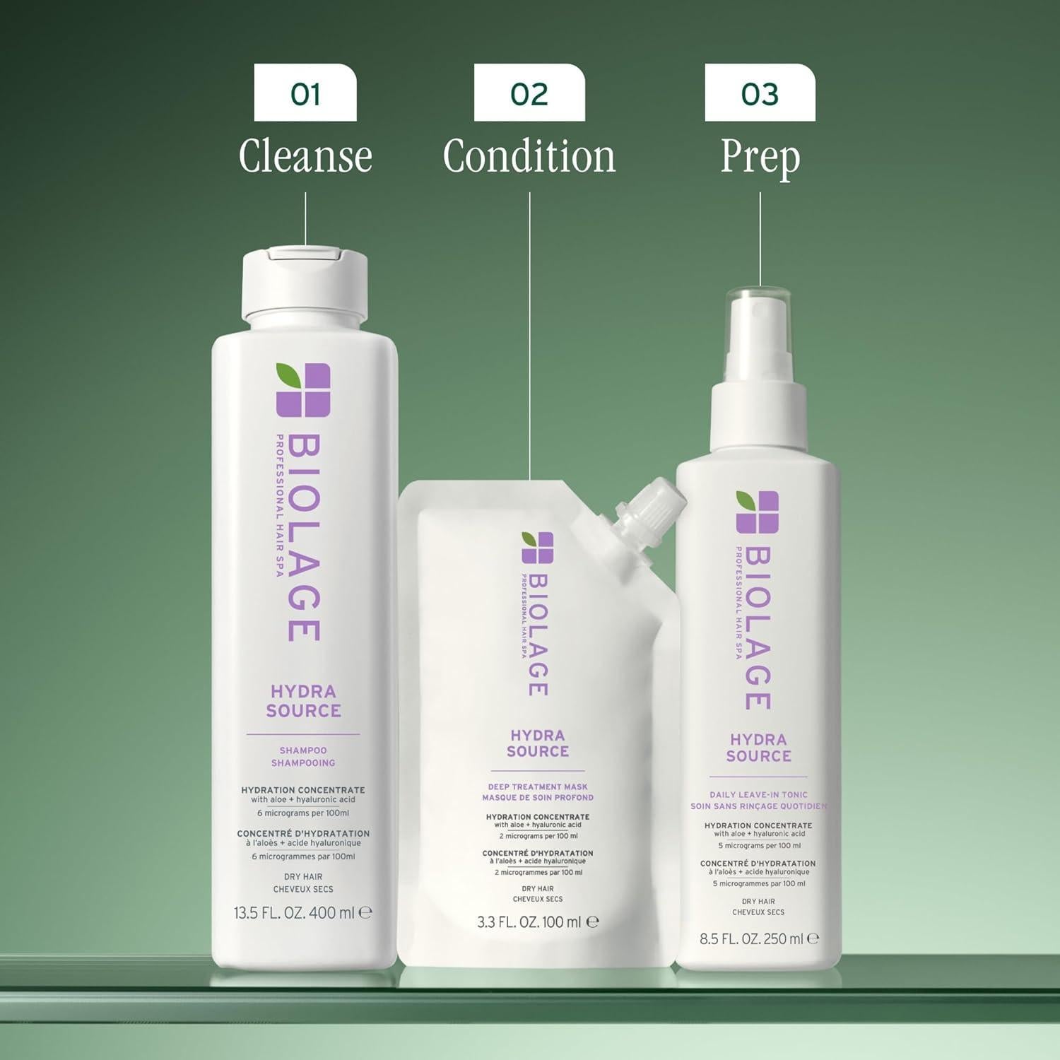 Mascarilla Hidratante Biolage Hydra Source 97.2 ml - Cabello Seco