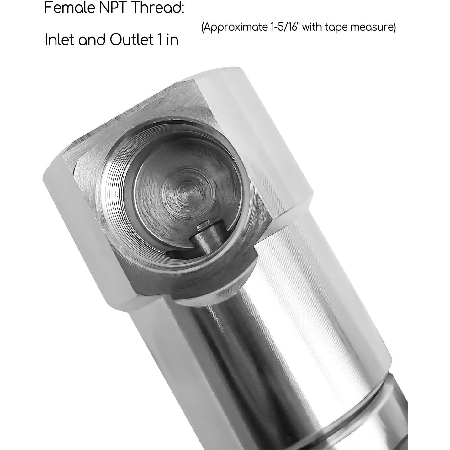 Carrete de Manguera Giratorio WUMZIJ 1 Pulgada Acero Pesado