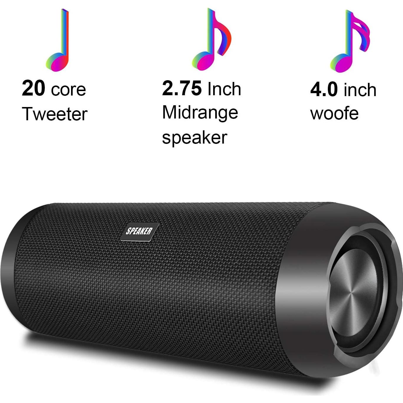 Altavoz Bluetooth Ykall M2Pro 30W IP67 Portátil 30h Reproducción