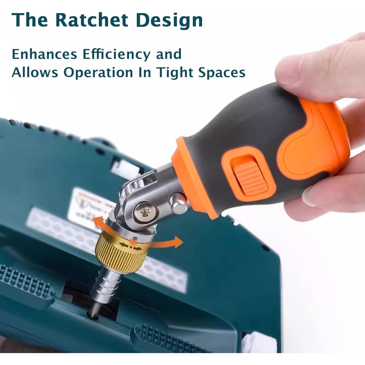 Juego de Destornilladores 8 en 1 Geokin - Compacto y Pivote 180°