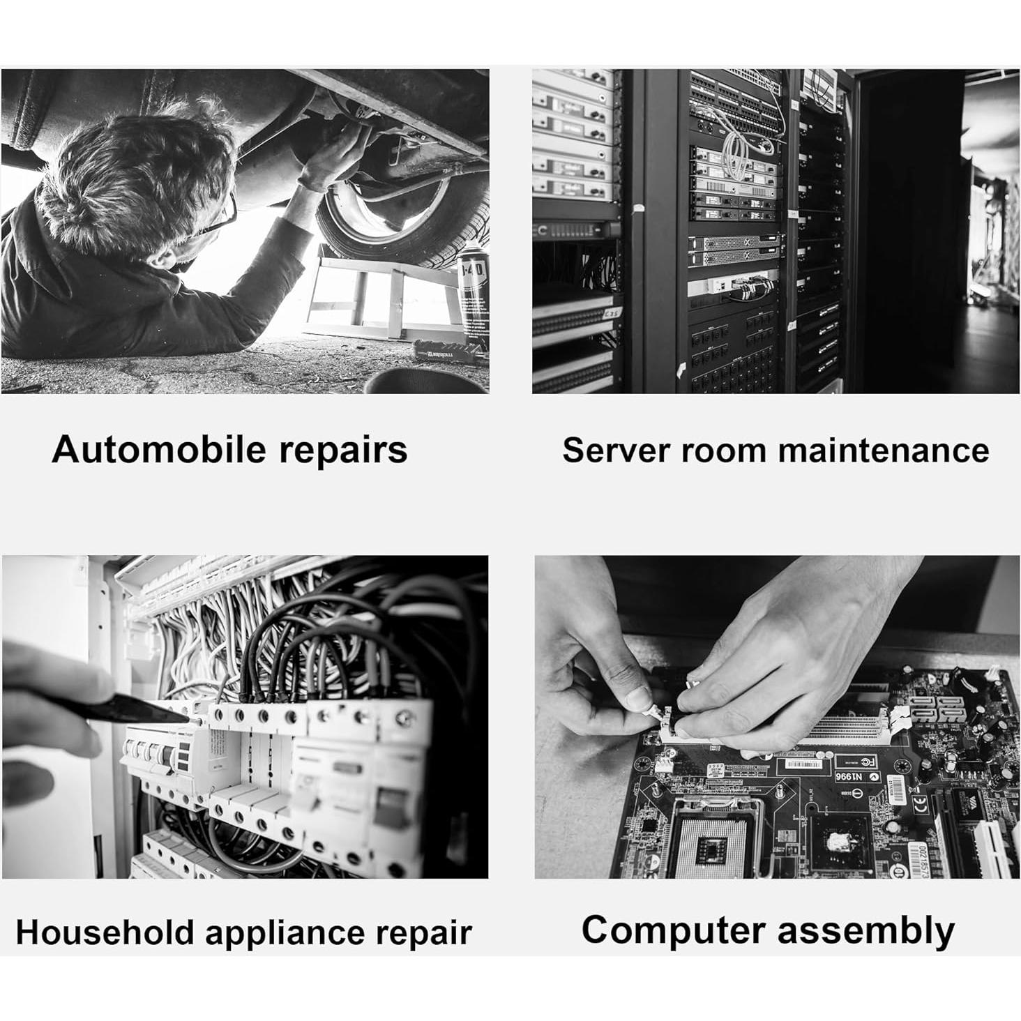 Juego de Destornilladores 8 en 1 Geokin - Compacto y Pivote 180°