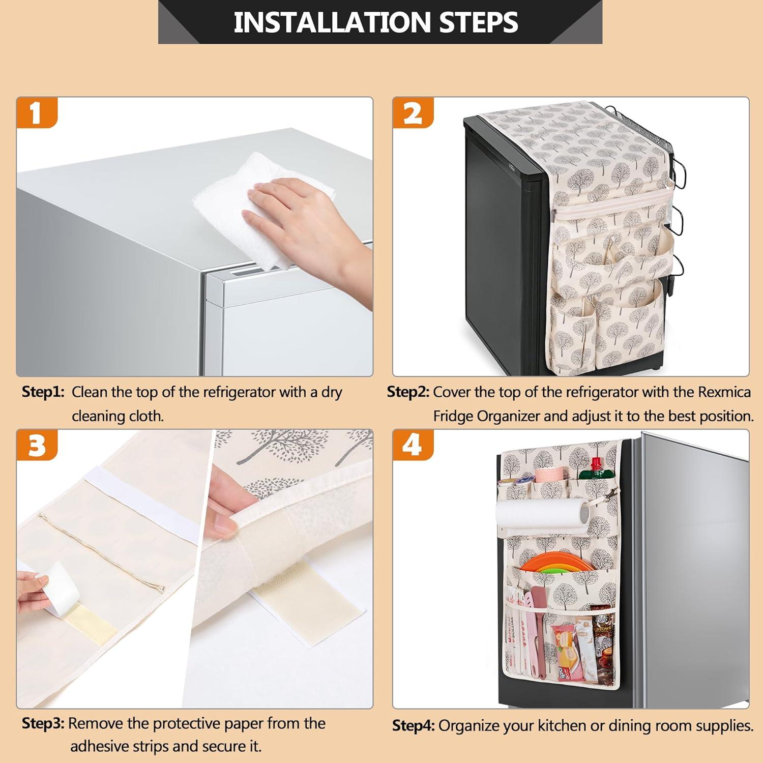 Organizador Colgante para Refrigerador Rexmica 11 Bolsillos