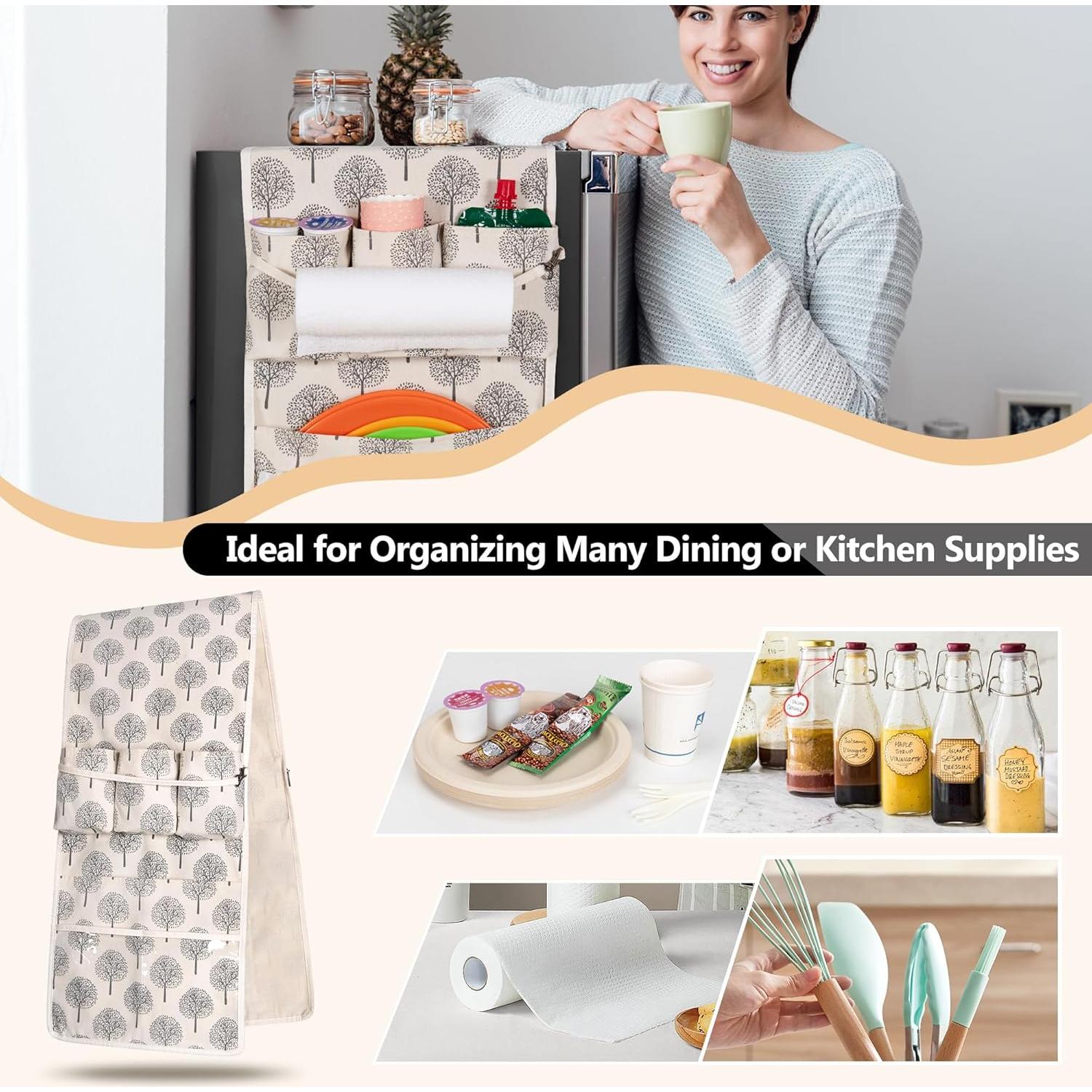 Organizador Colgante para Refrigerador Rexmica 11 Bolsillos