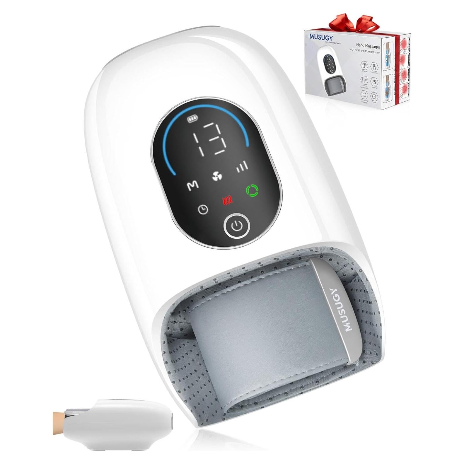 Masajeador de Manos Musugy con Calor y Compresión 360°
