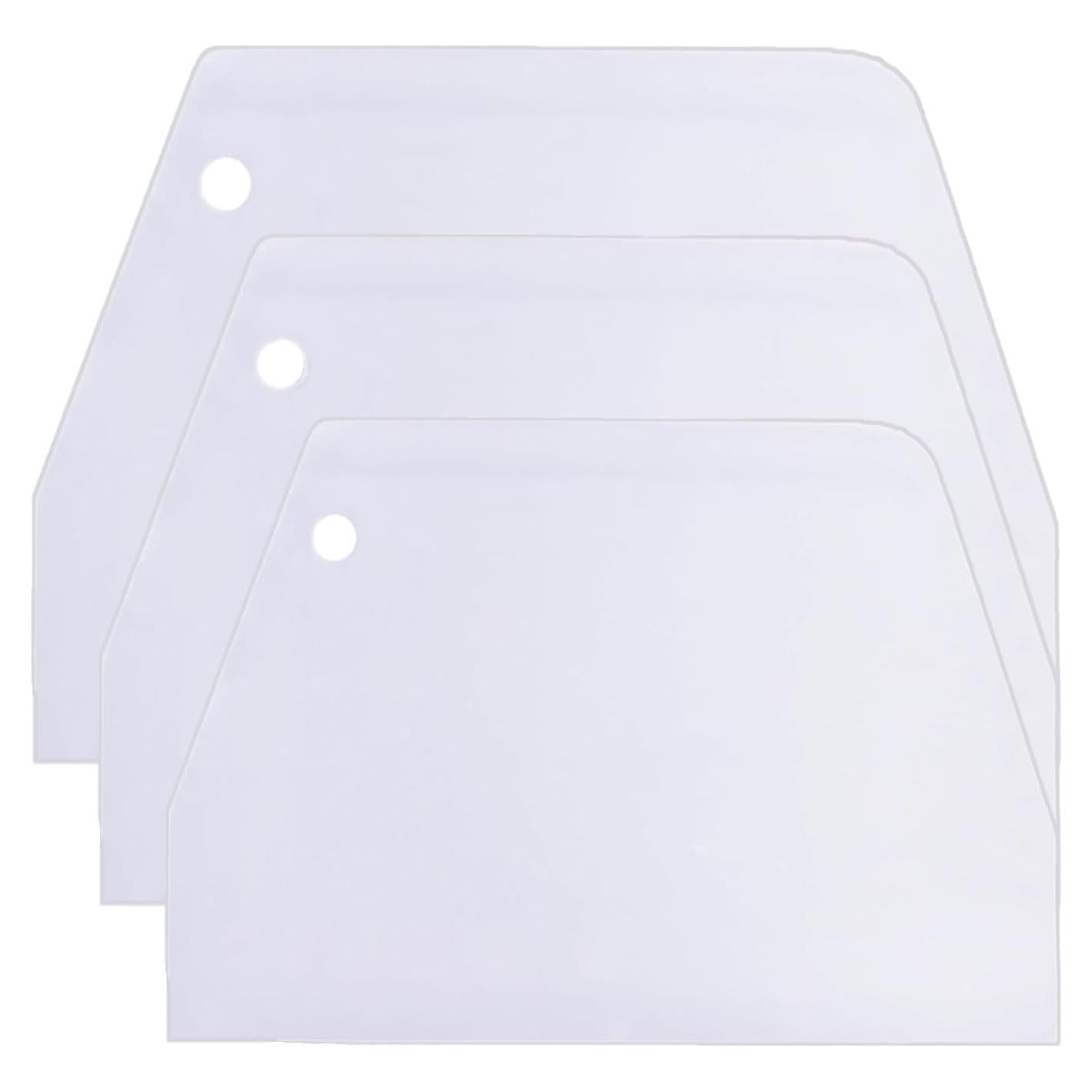 Juego de 3 Raspadores de Pastel CADEVED - Alisadores de Plástico