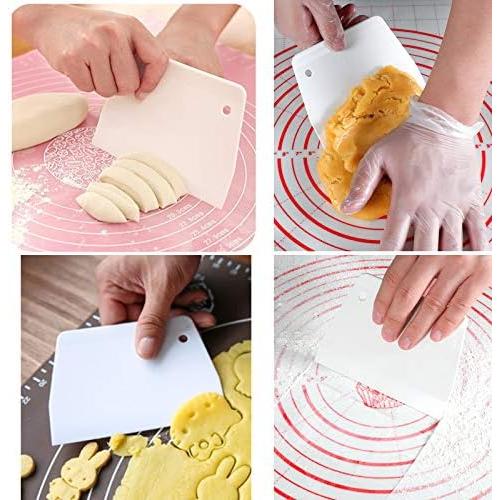 Juego de 3 Raspadores de Pastel CADEVED - Alisadores de Plástico