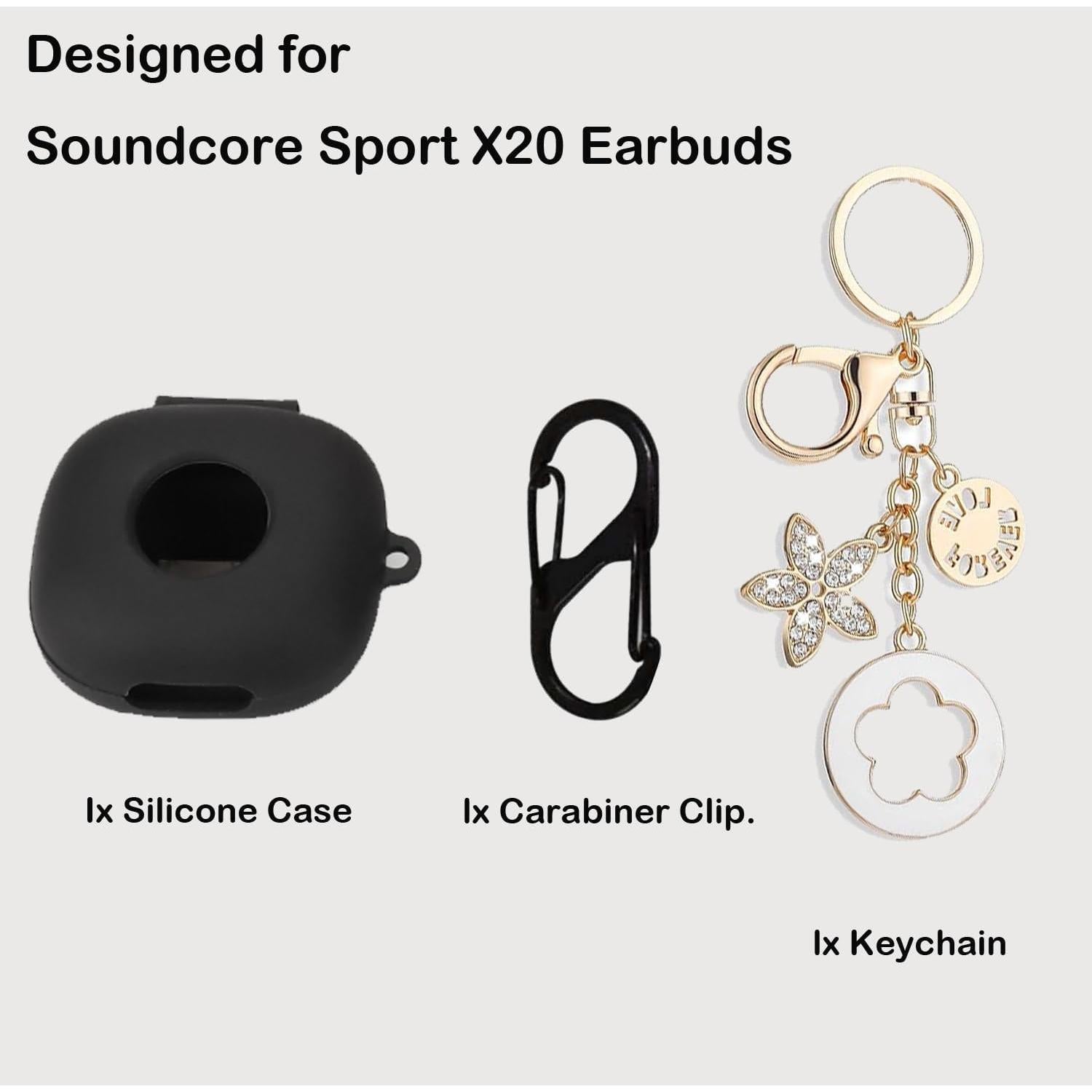 Funda de Silicona para Auriculares Anker Soundcore Sport X20