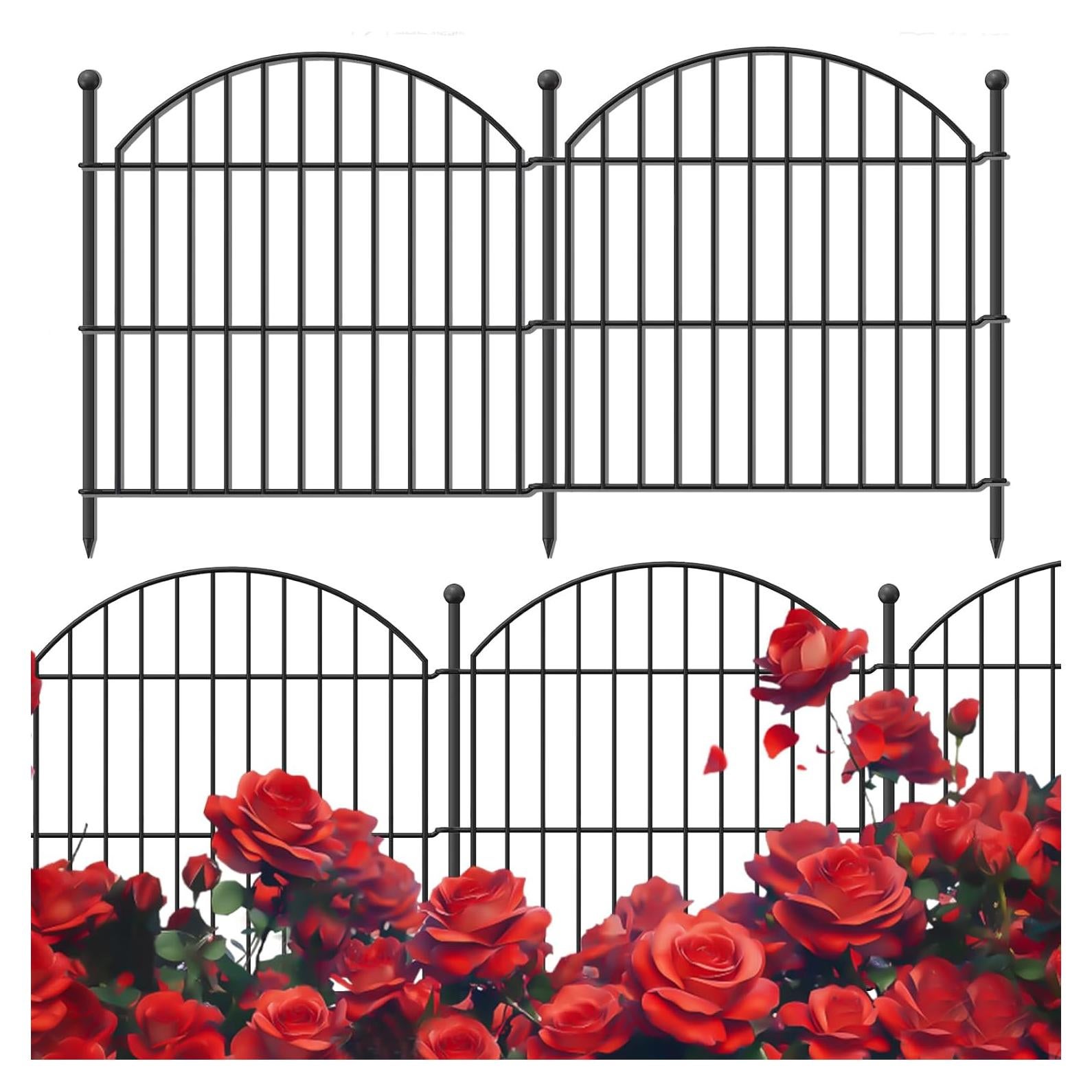 Valla Decorativa de Jardín Thrivinest 5 Paneles 61cm x 3.05m