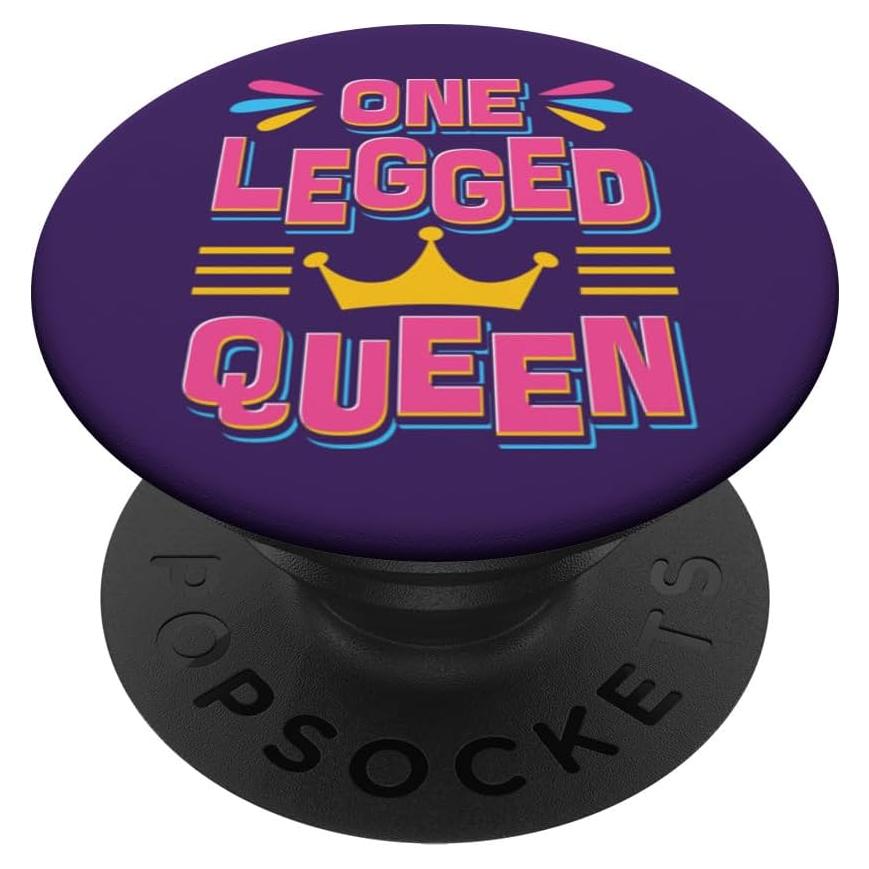 PopSockets Adhesivo PopGrip Humor Amputado Pierna Divertido